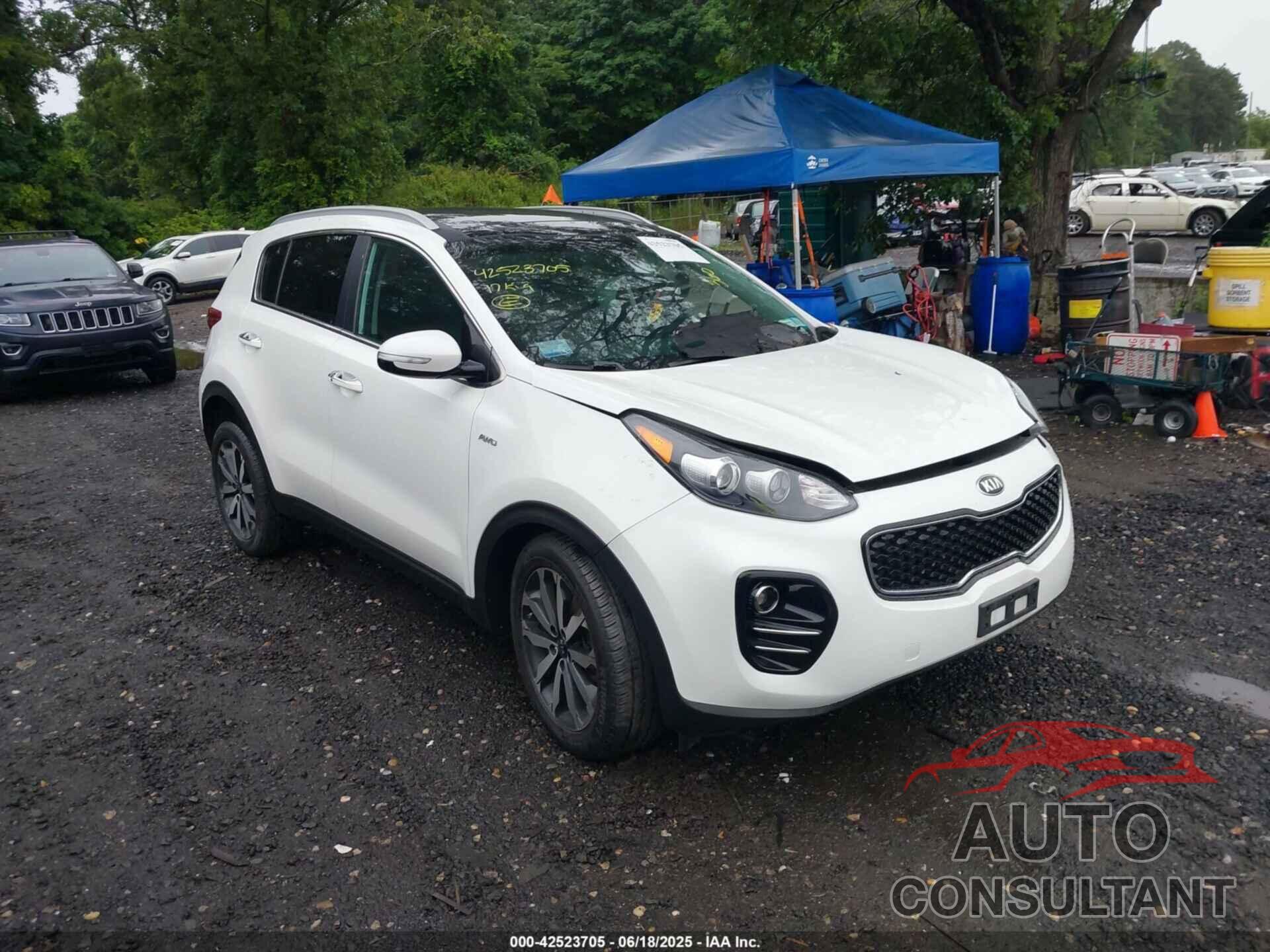 KIA SPORTAGE 2017 - KNDPNCAC2H7261076