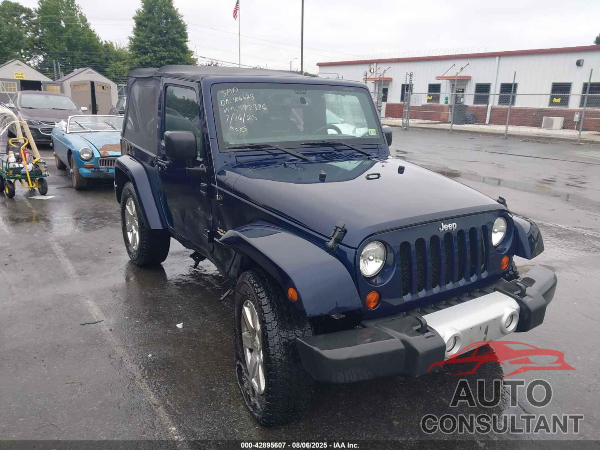 JEEP WRANGLER 2013 - 1C4AJWBG3DL593386
