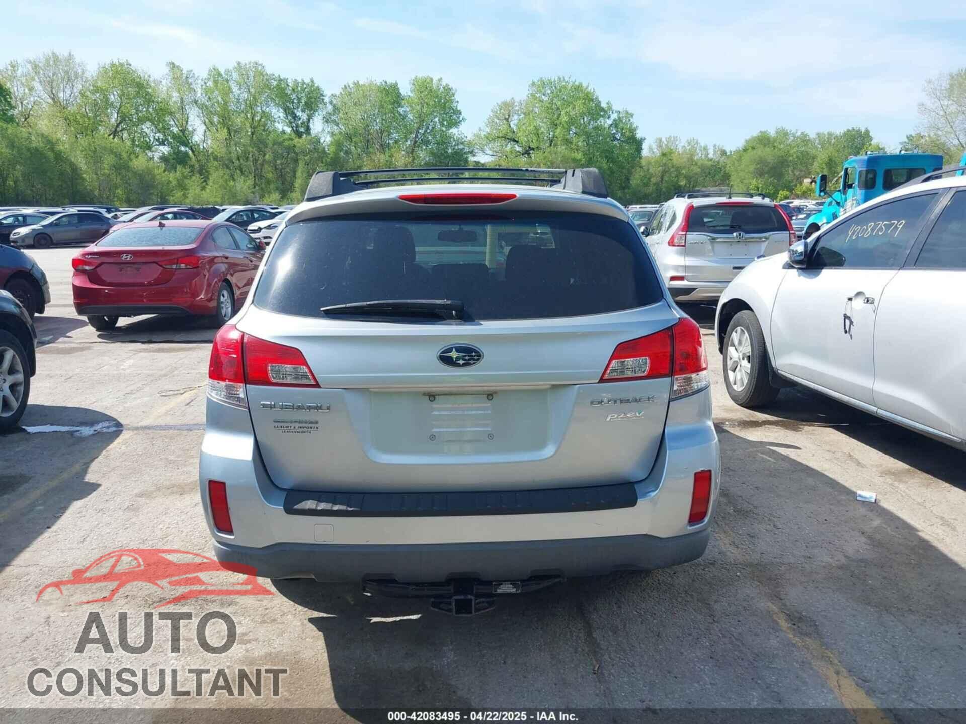 SUBARU OUTBACK 2013 - 4S4BRBCC7D1314983