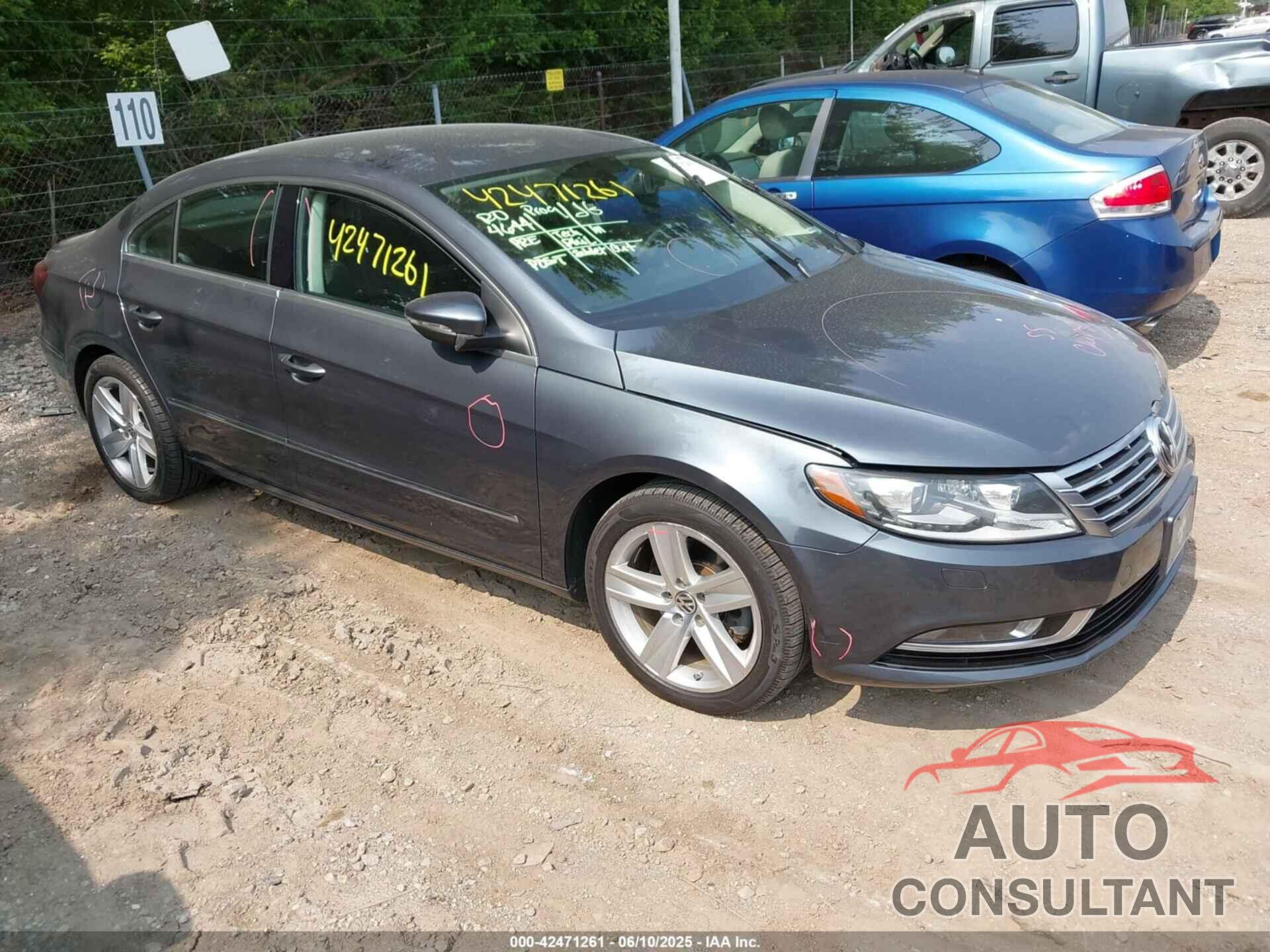 VOLKSWAGEN CC 2015 - WVWAP7AN9FE810967