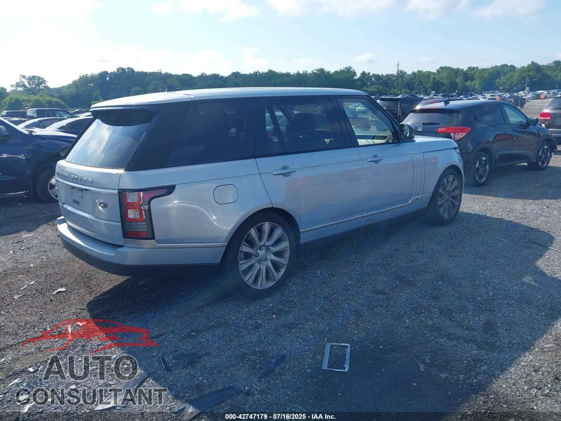 LAND ROVER RANGE ROVER 2016 - SALGS3EF0GA249502