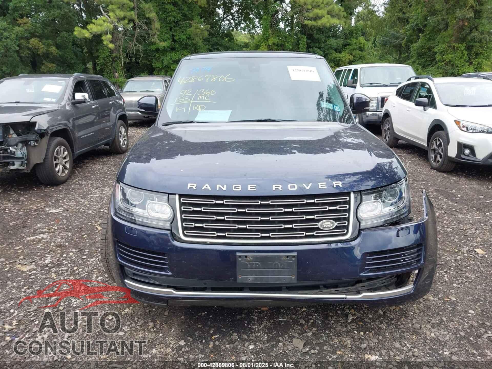 LAND ROVER RANGE ROVER 2014 - SALGS2WF3EA191441
