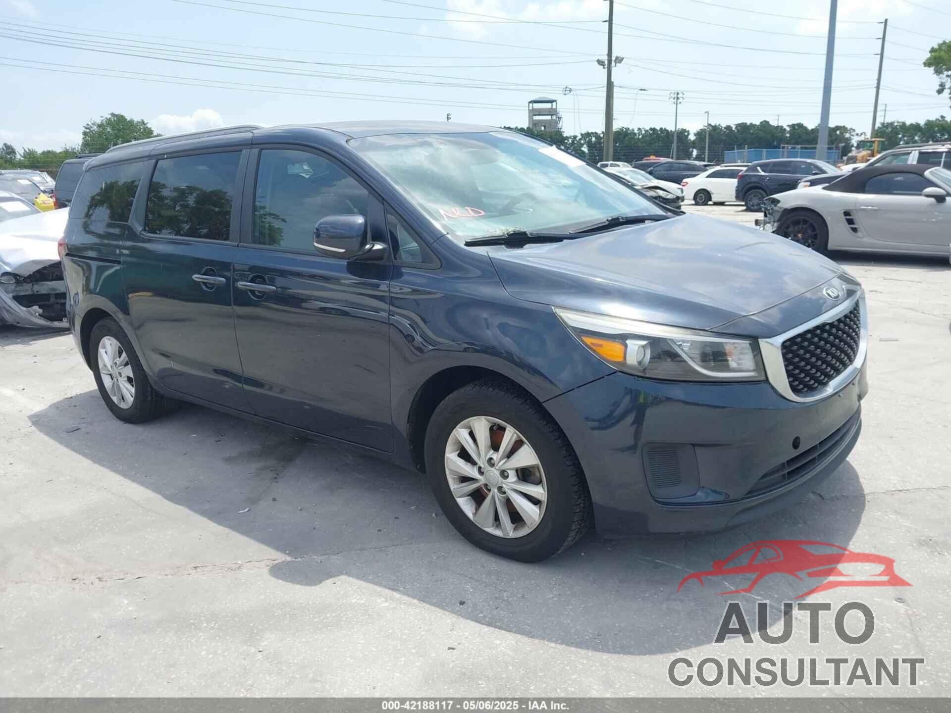 KIA SEDONA 2016 - KNDMB5C13G6102882