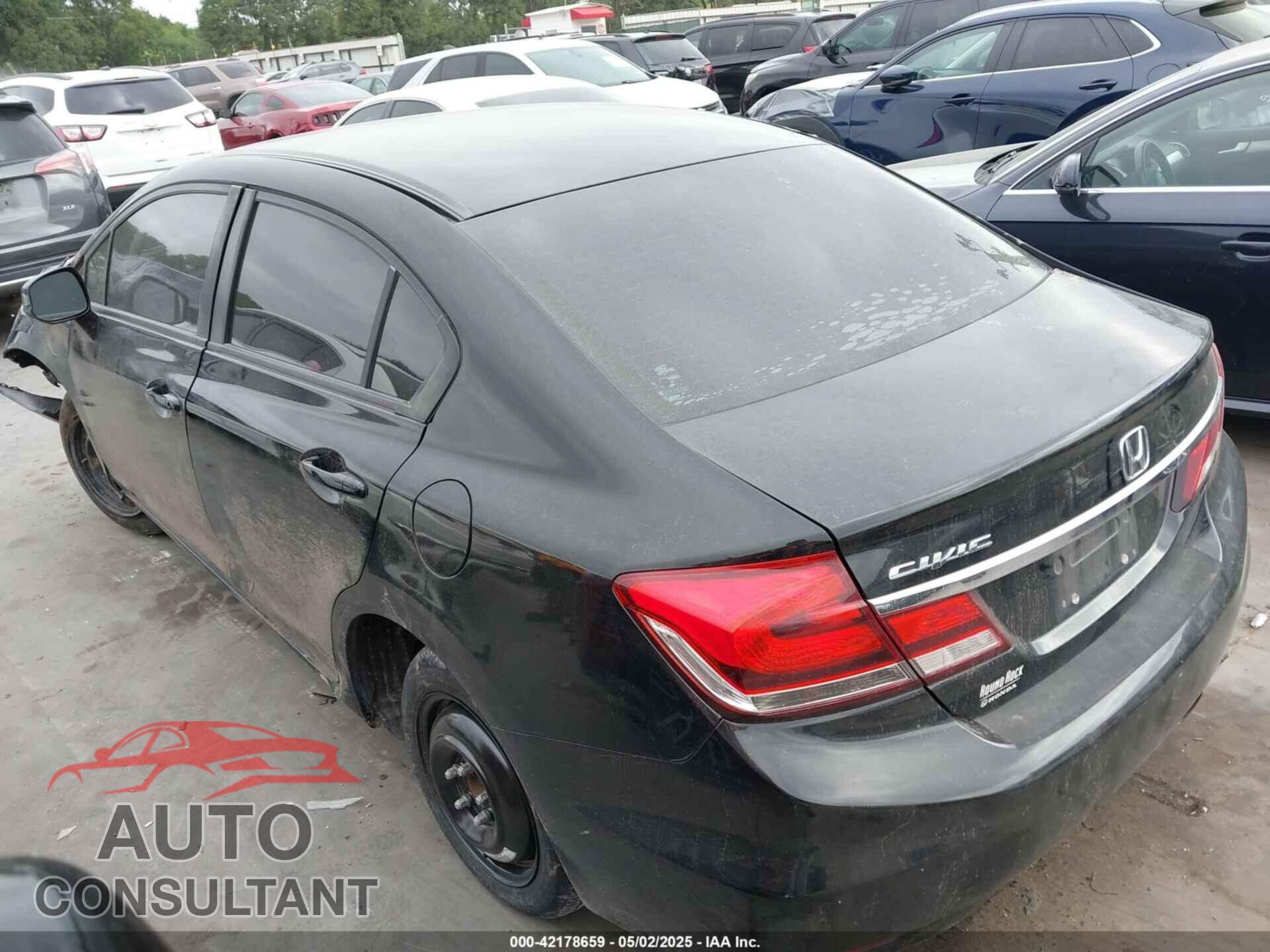 HONDA CIVIC 2013 - 19XFB2F59DE018691