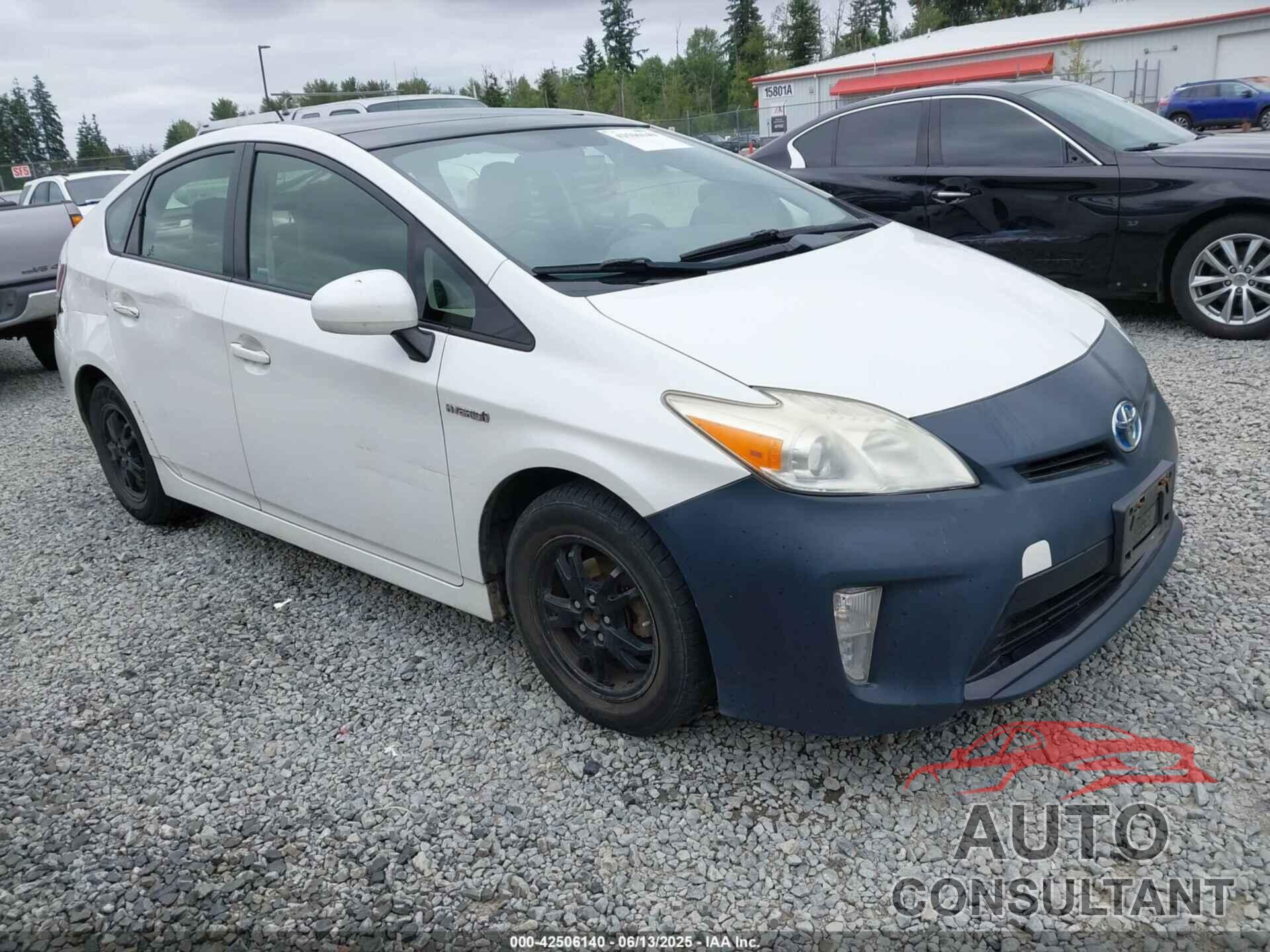 TOYOTA PRIUS 2012 - JTDKN3DU7C5525251