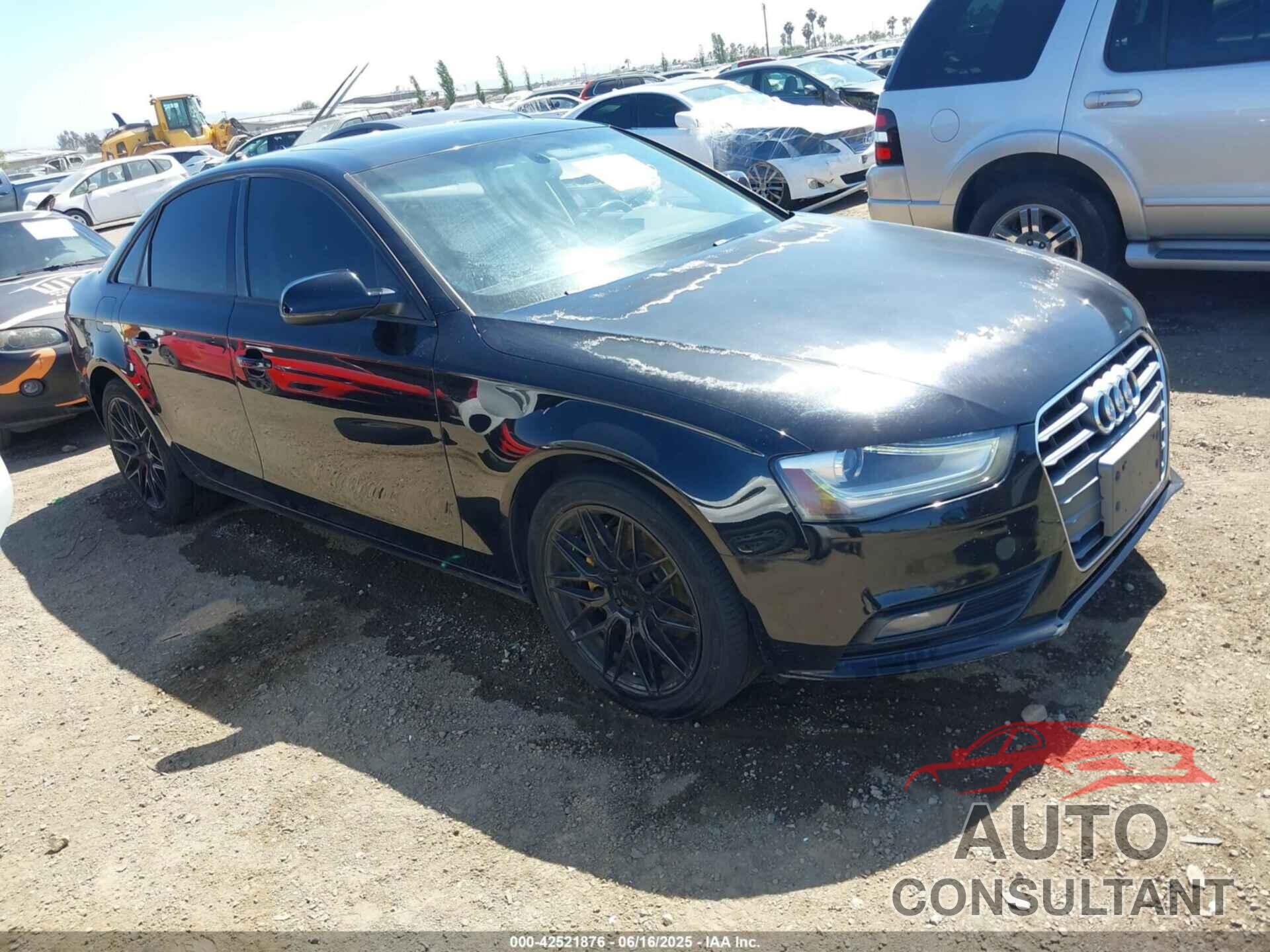 AUDI A4 2013 - WAUEFAFL1DN035745