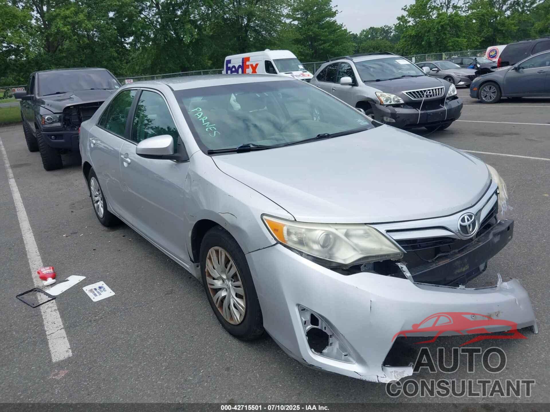 TOYOTA CAMRY 2012 - 4T4BF1FK9CR270056