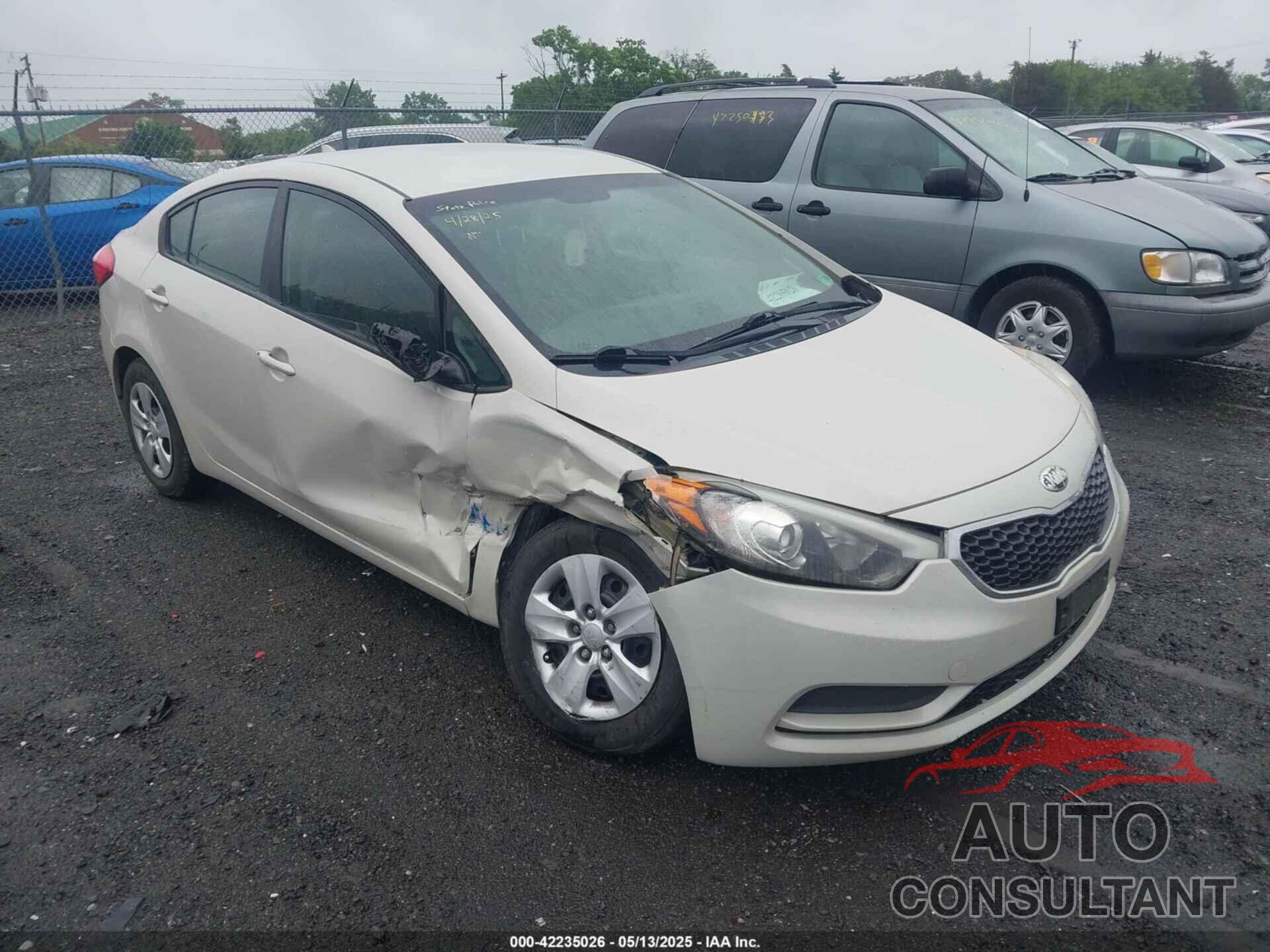 KIA FORTE 2014 - KNAFK4A69E5130347