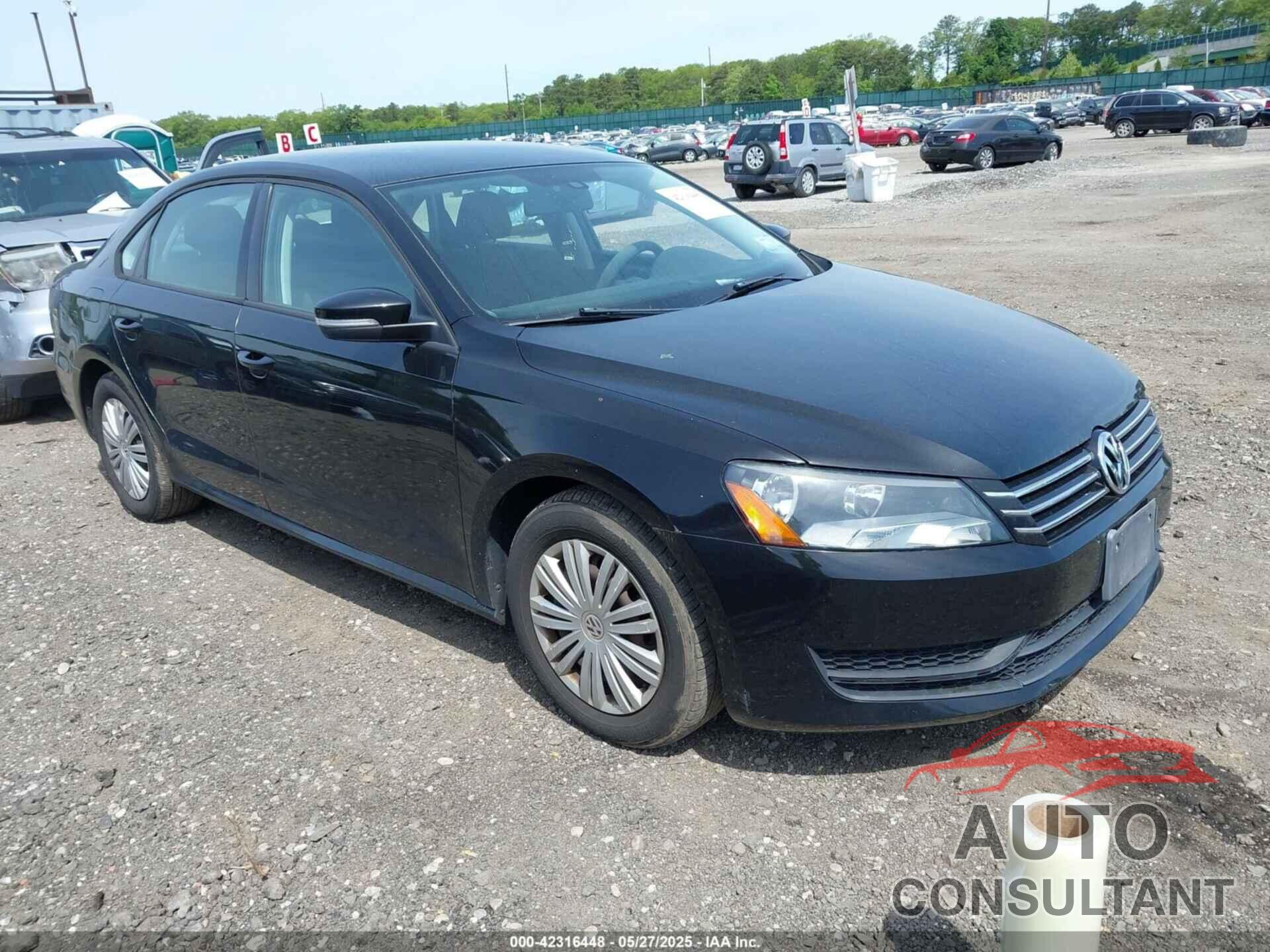 VOLKSWAGEN PASSAT 2014 - 1VWAP7A3XEC008370