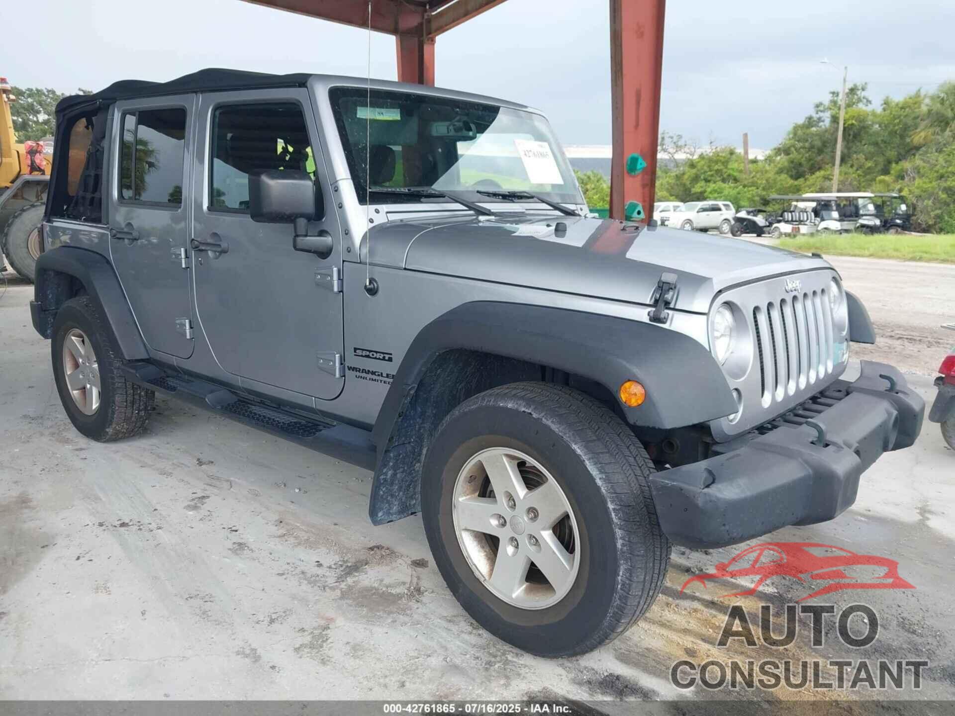 JEEP WRANGLER UNLIMITED 2016 - 1C4HJWDG5GL118029
