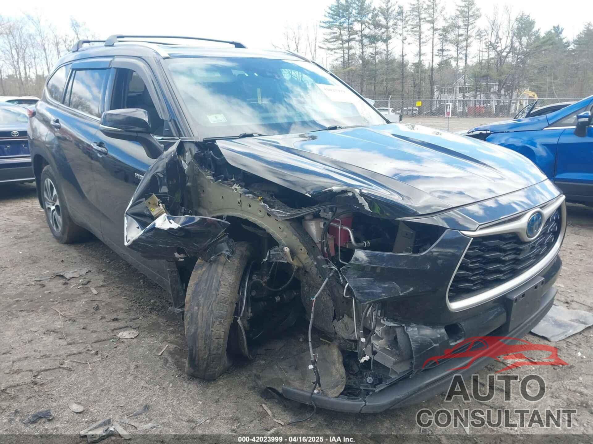 TOYOTA HIGHLANDER 2021 - 5TDGBRCH2MS518497