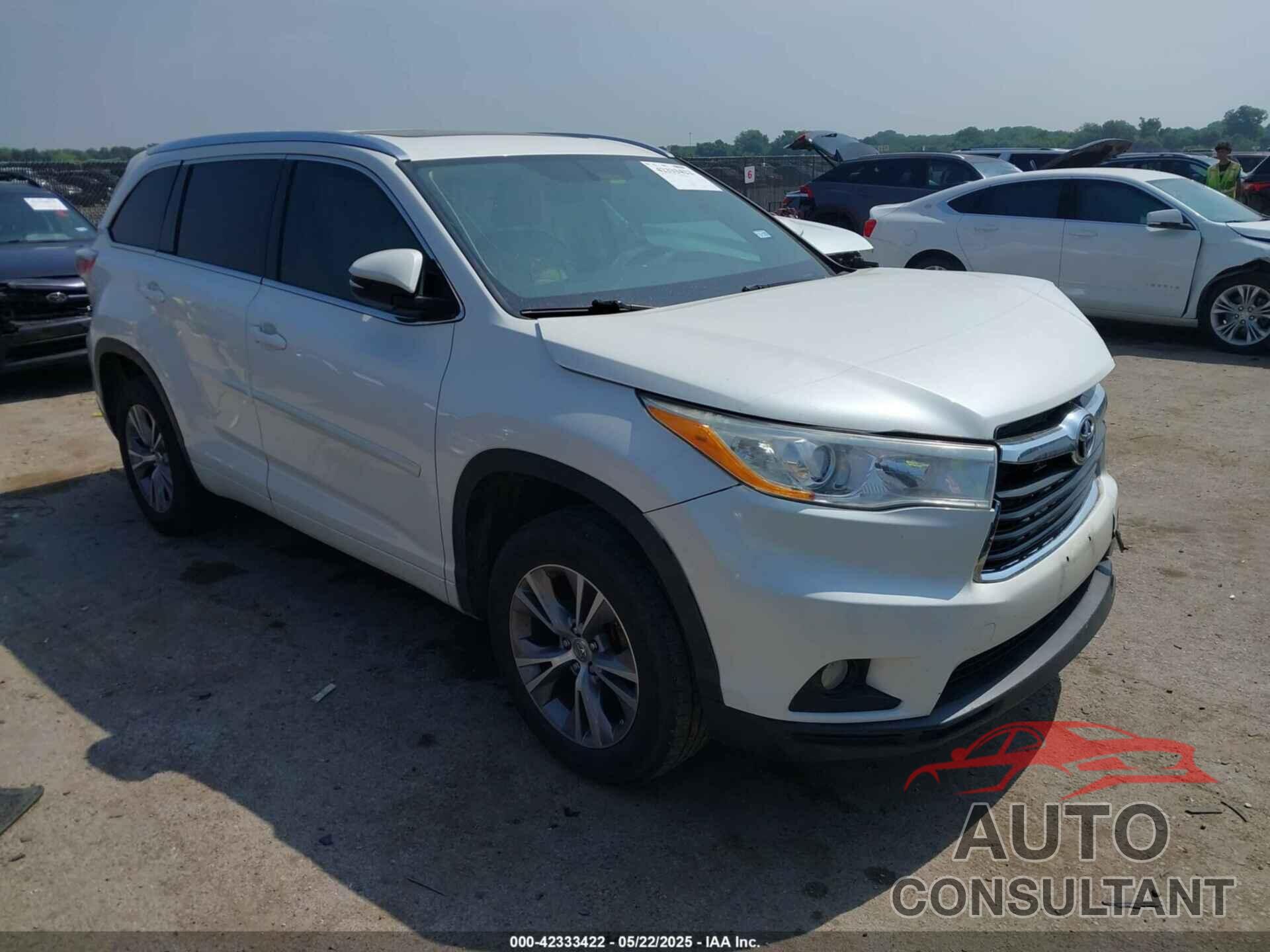 TOYOTA HIGHLANDER 2014 - 5TDKKRFH1ES006186
