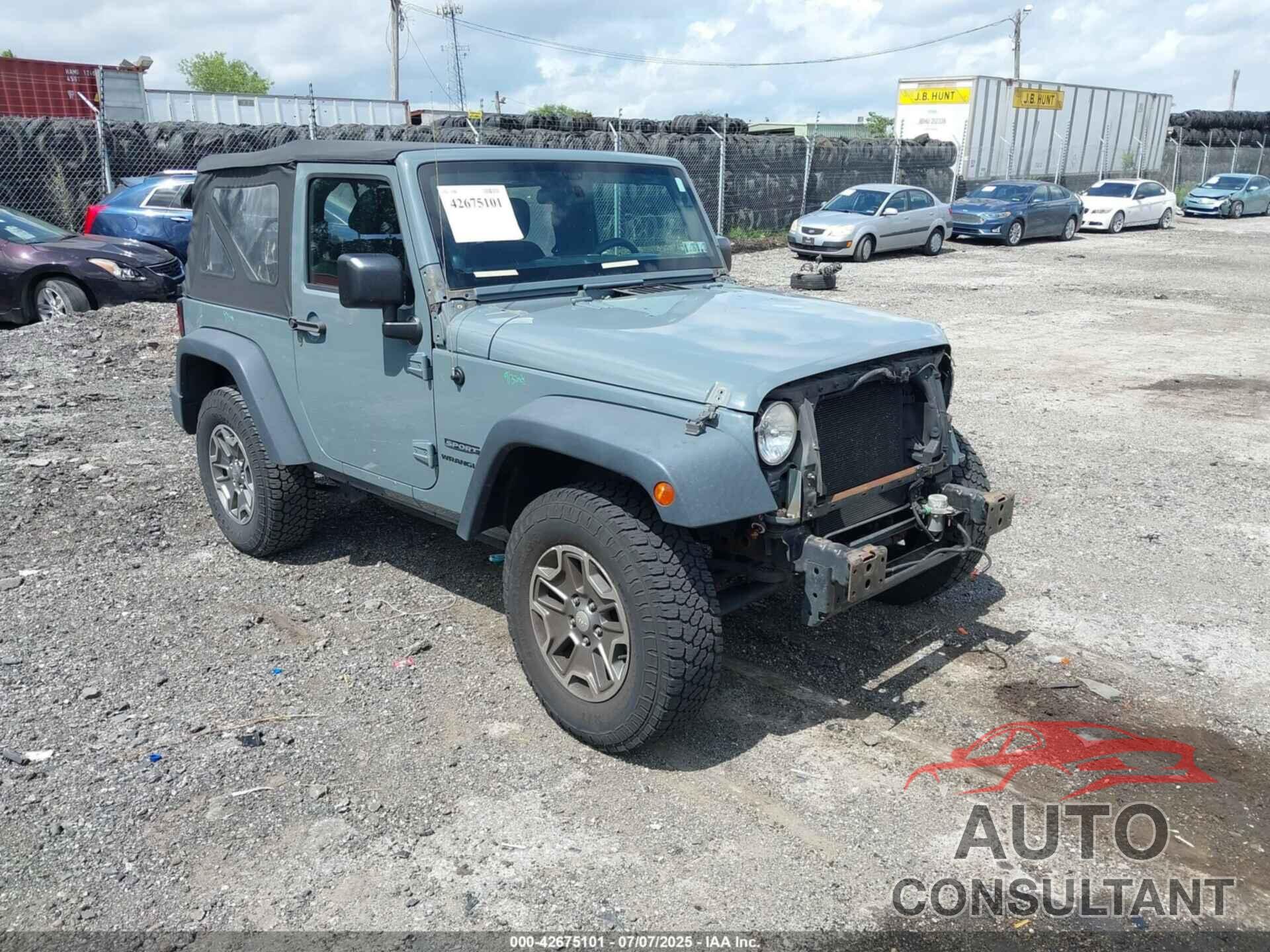 JEEP WRANGLER 2014 - 1C4AJWAG1EL303195