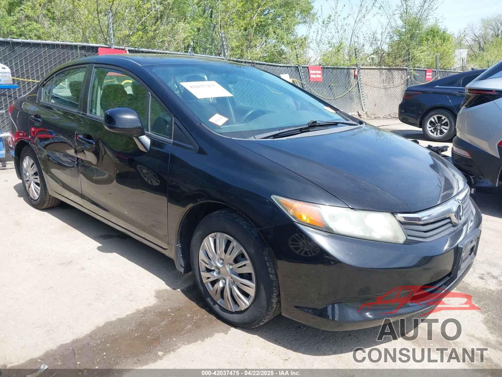 HONDA CIVIC 2012 - 2HGFB2F50CH304692