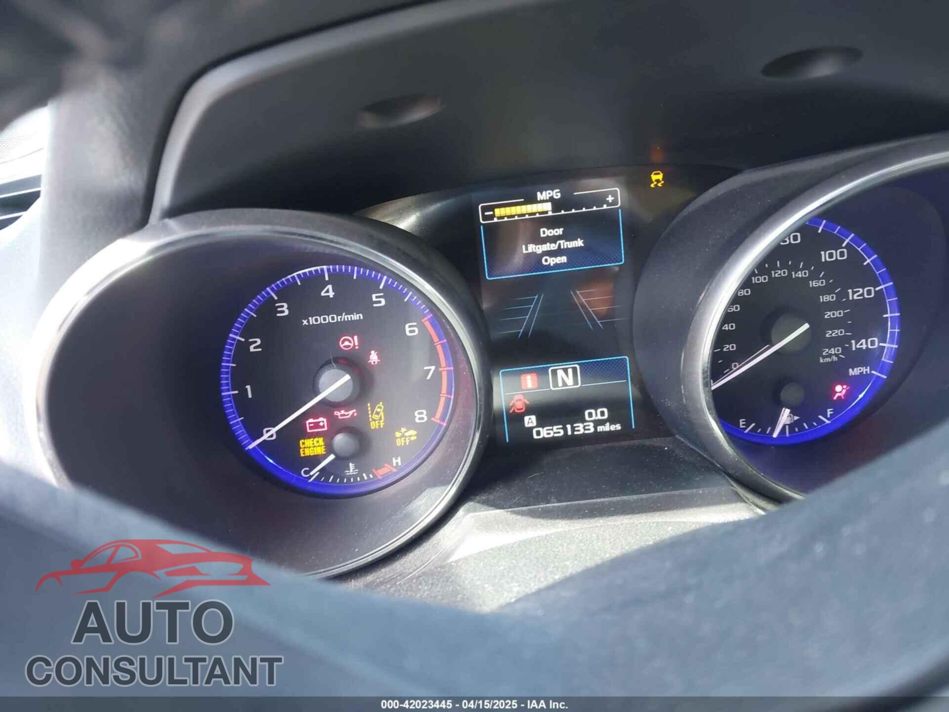 SUBARU OUTBACK 2015 - 4S4BSBNC2F3253888