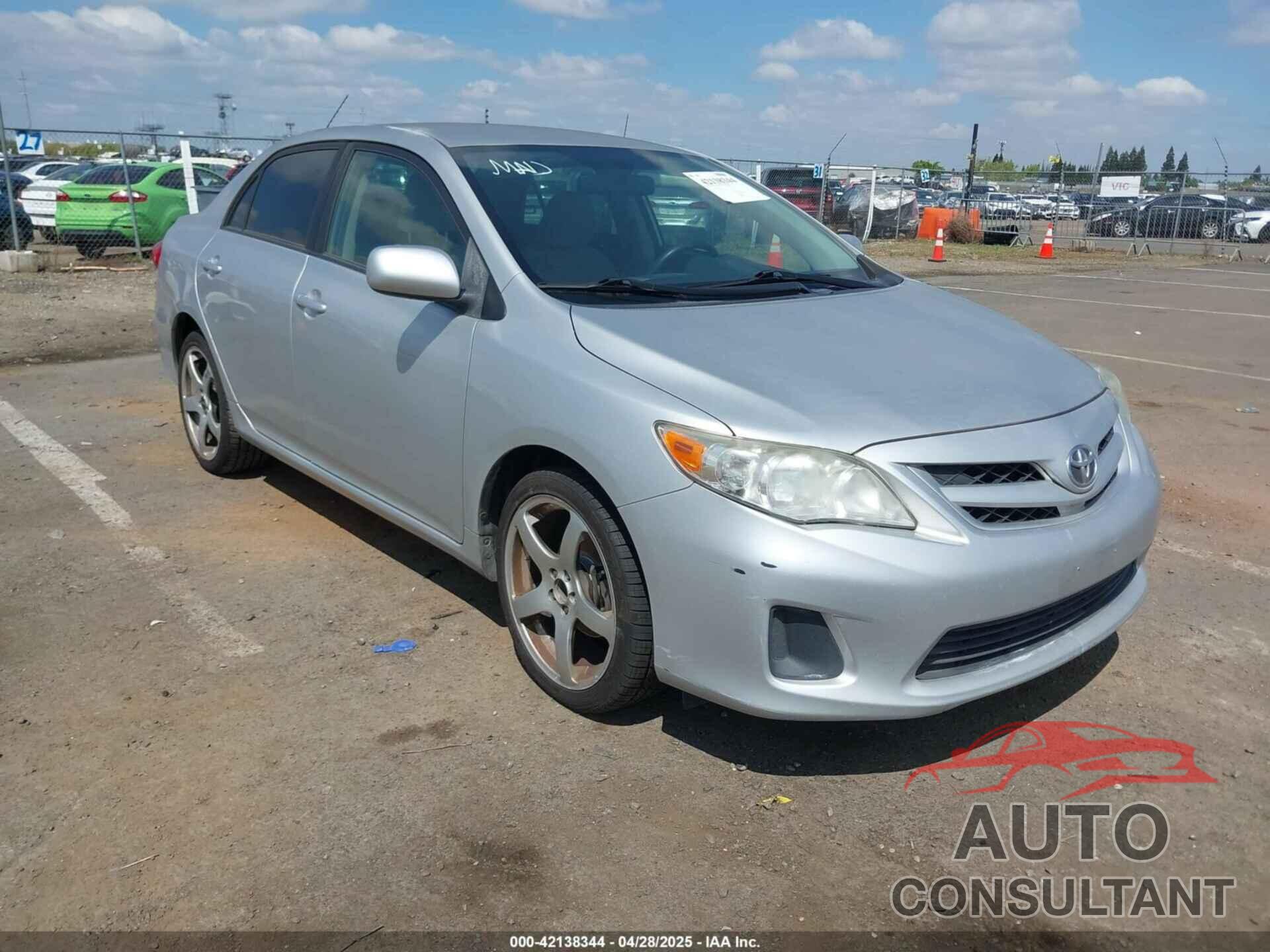 TOYOTA COROLLA 2011 - JTDBU4EE9B9156724