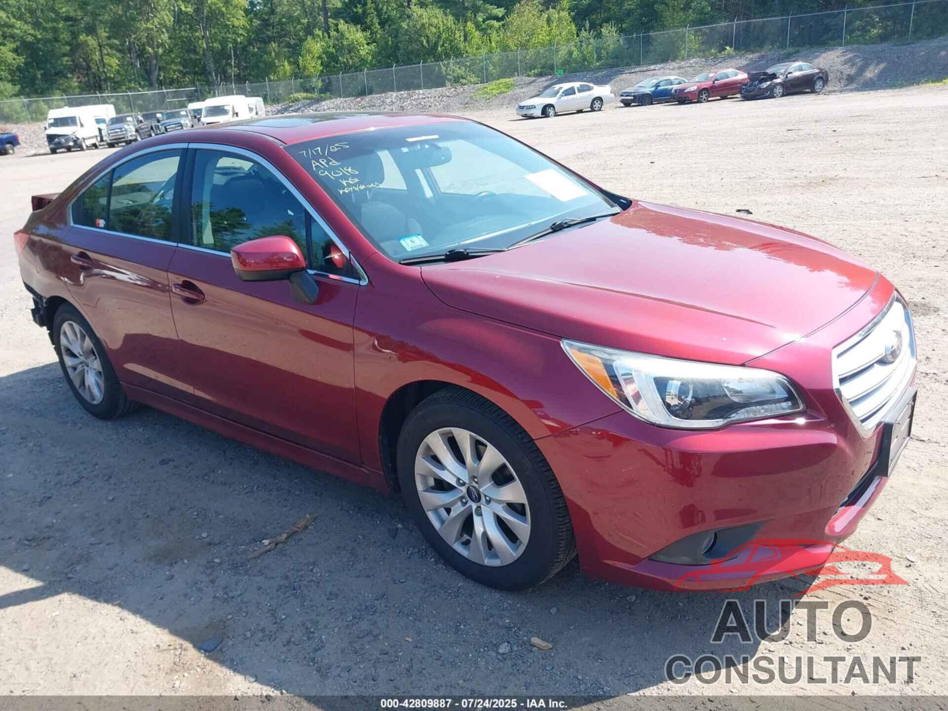 SUBARU LEGACY 2015 - 4S3BNAD67F3059018