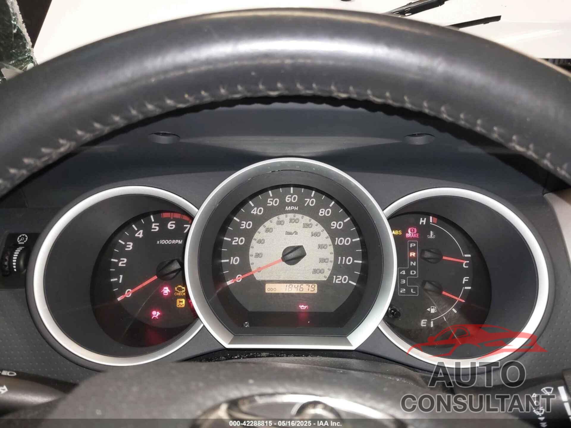 TOYOTA TACOMA 2010 - 5TEMU4FN1AZ738584