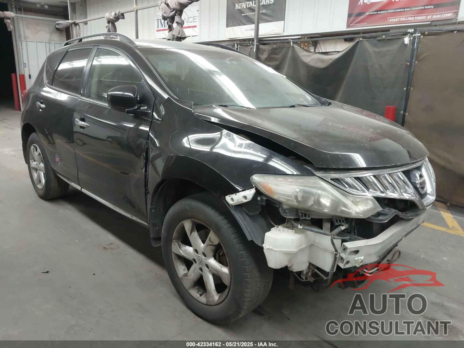 NISSAN MURANO 2009 - JN8AZ18U89W013746