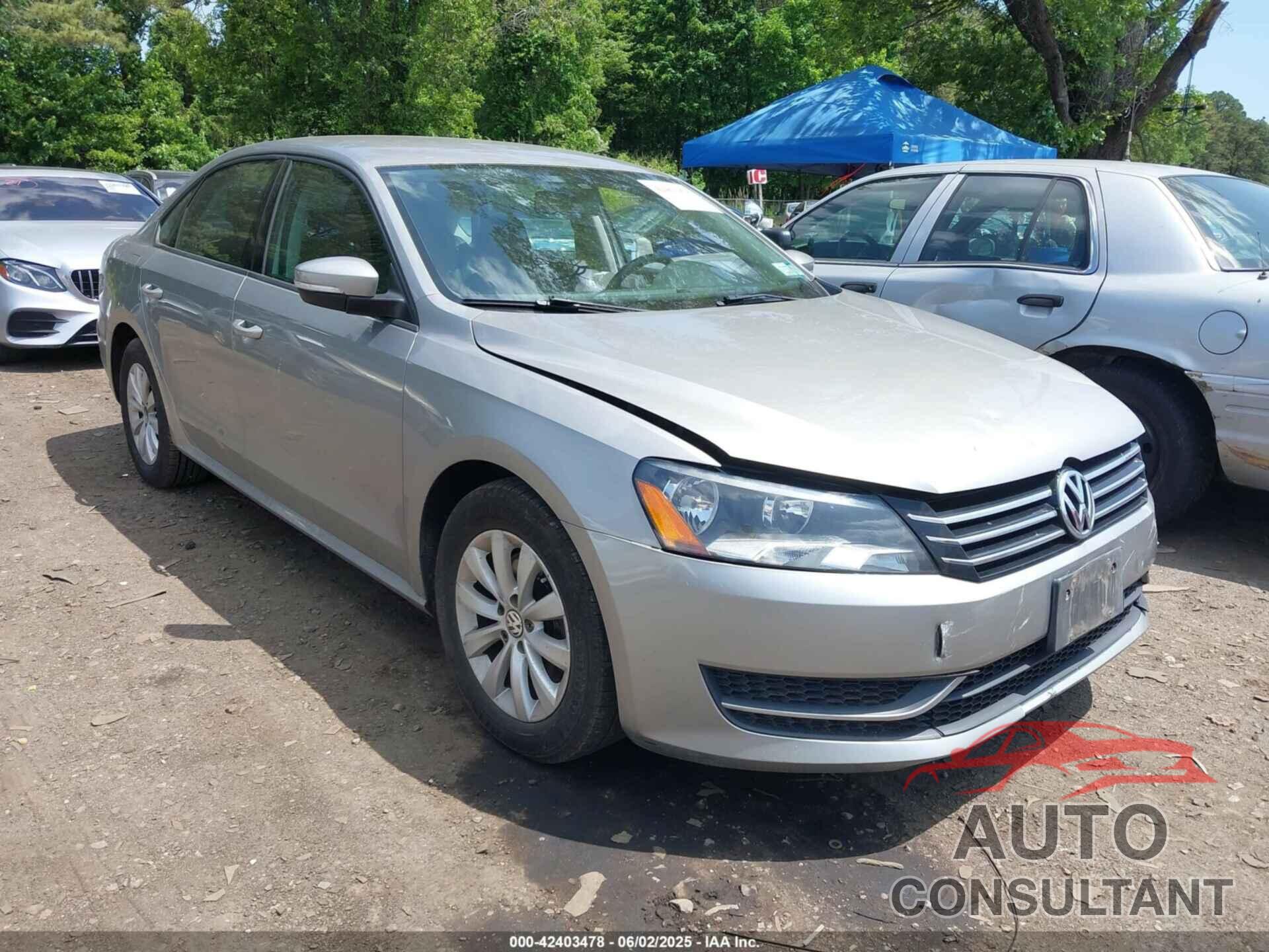 VOLKSWAGEN PASSAT 2014 - 1VWAP7A31EC003316