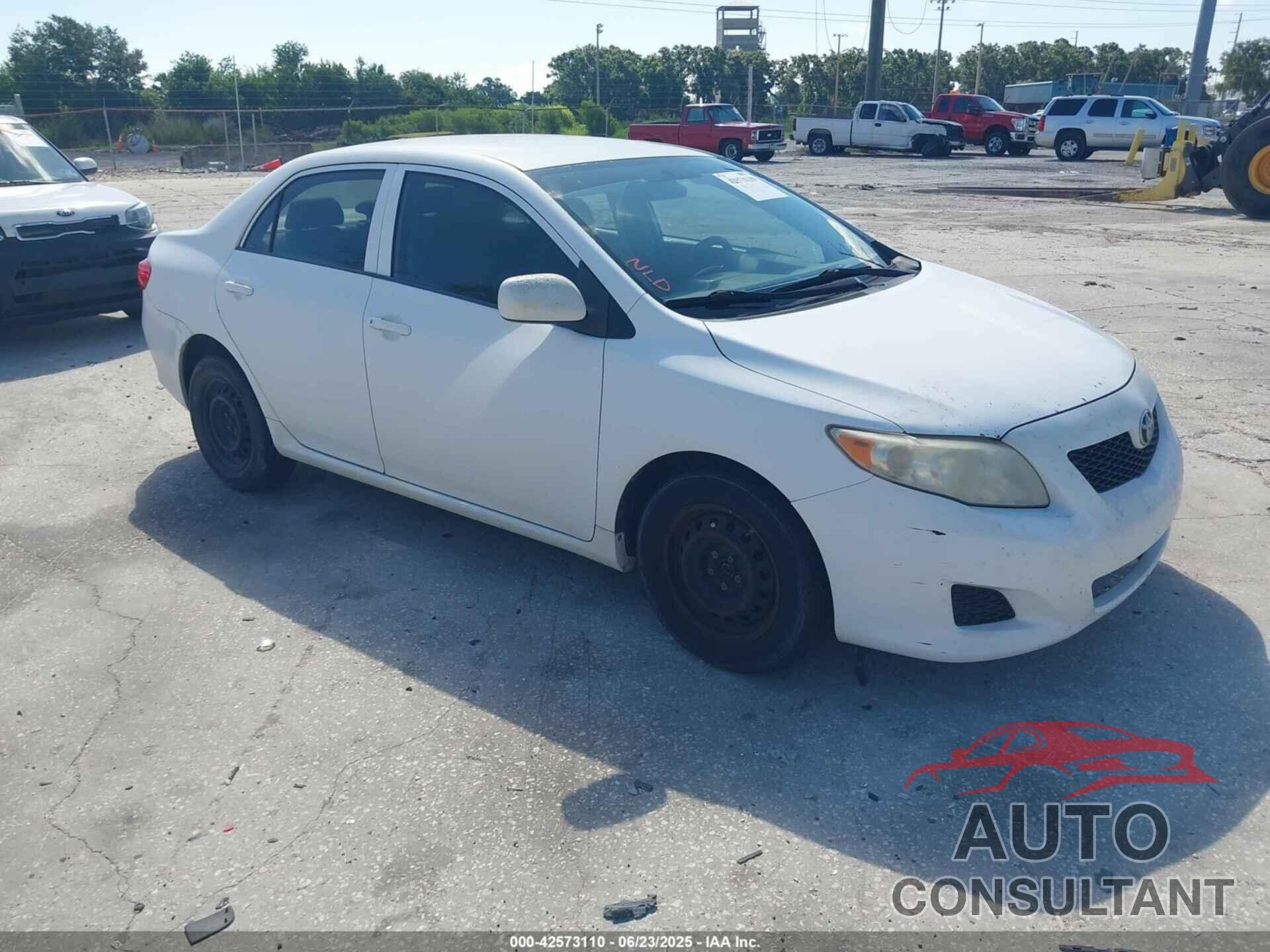 TOYOTA COROLLA 2009 - JTDBL40E999061388