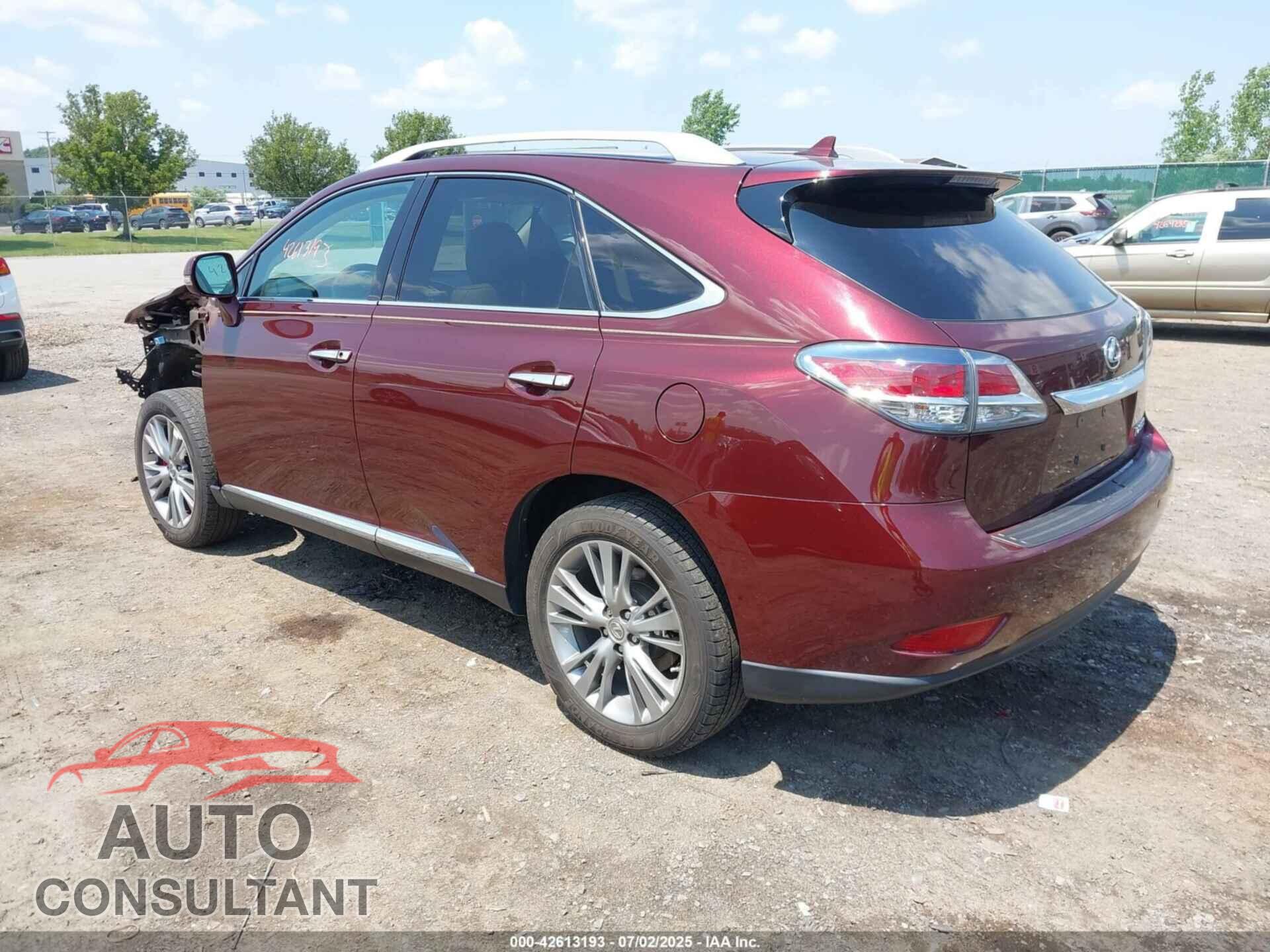 LEXUS RX 2013 - 2T2BK1BA0DC213021