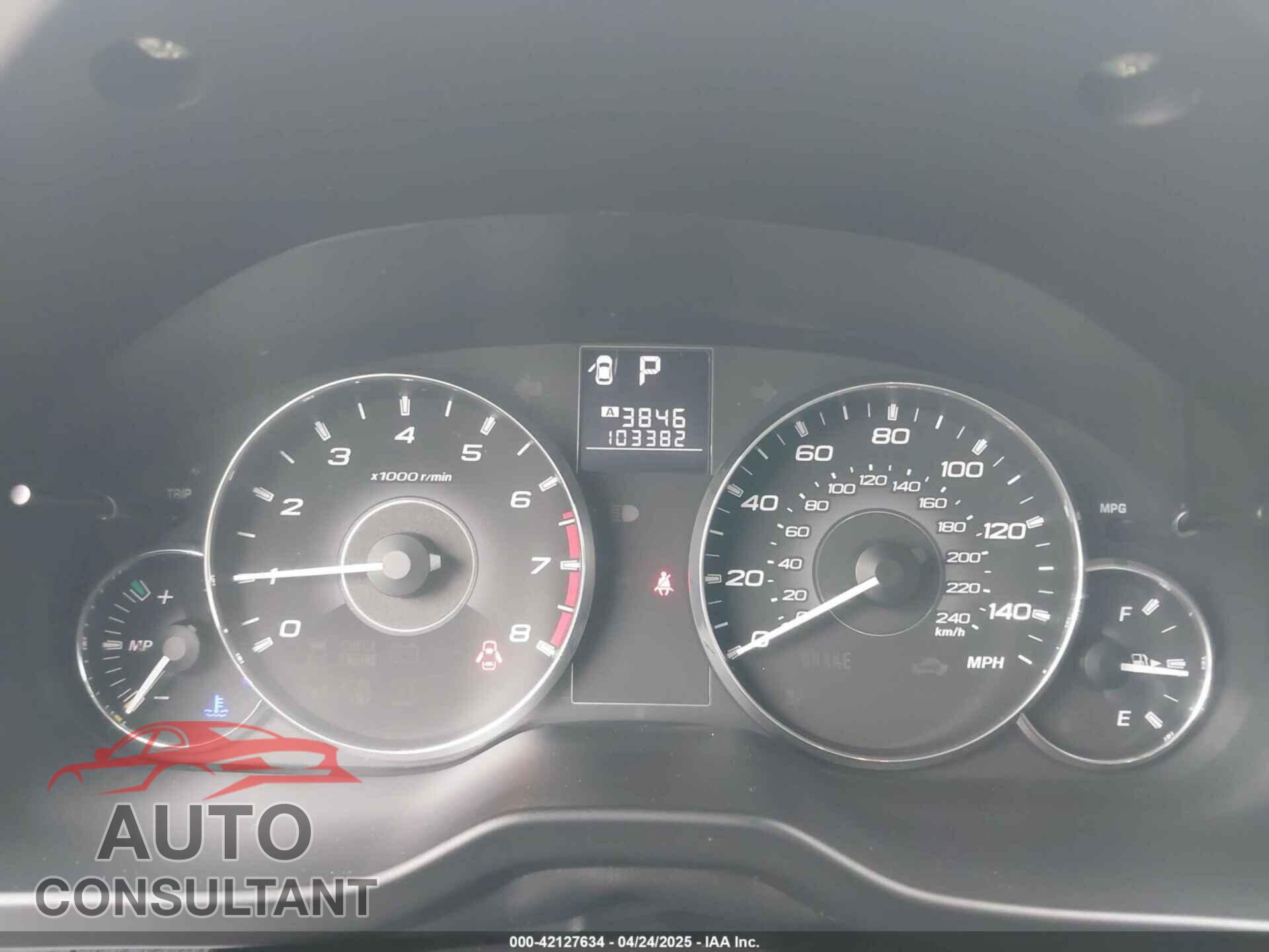 SUBARU OUTBACK 2011 - 4S4BRBGC9B3337645