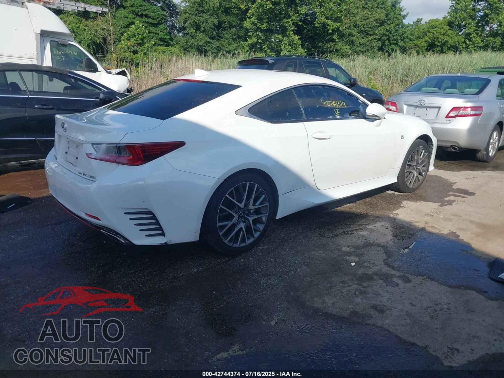 LEXUS RC 2015 - JTHSE5BC3F5004729