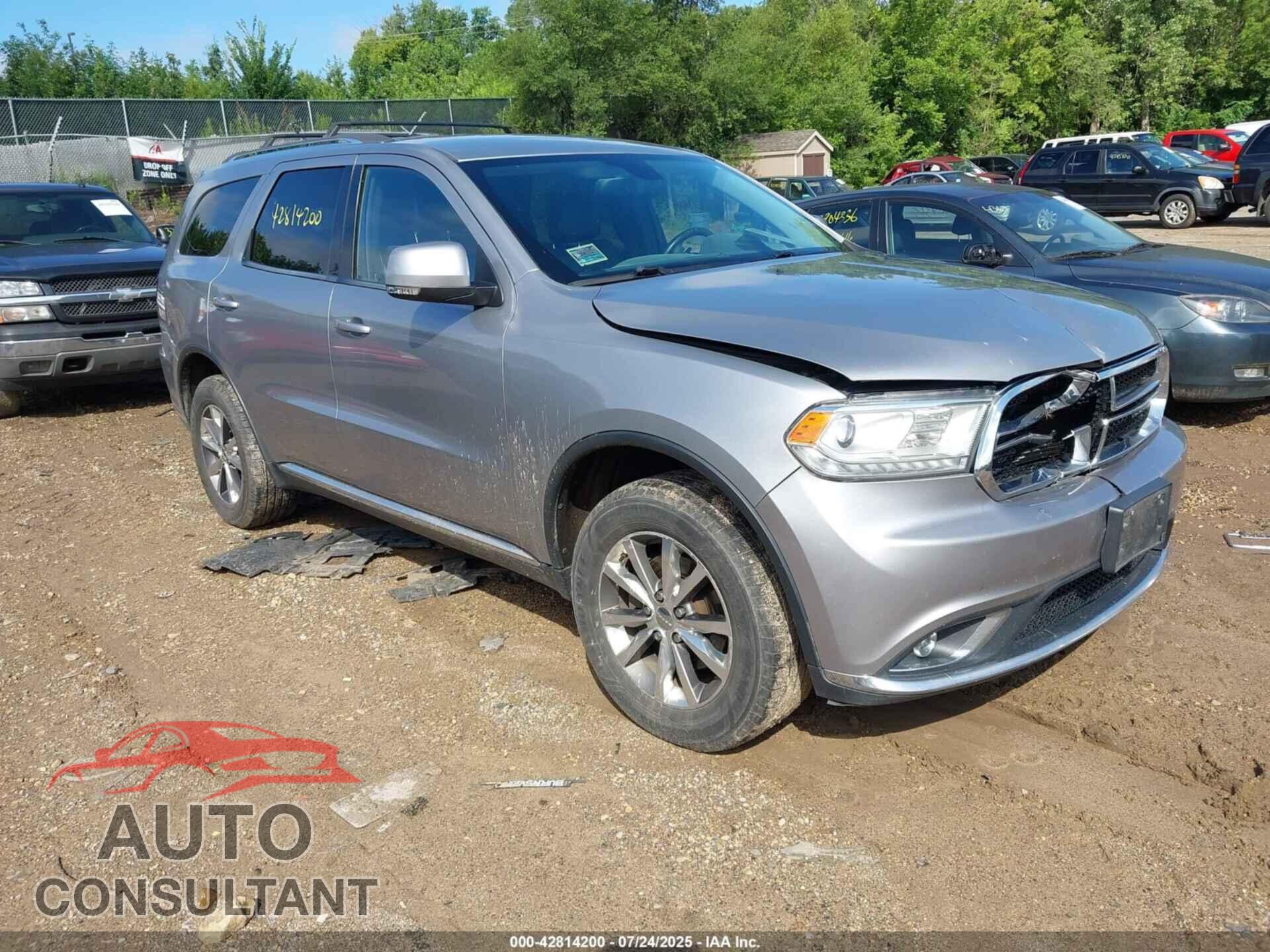 DODGE DURANGO 2016 - 1C4RDJDG4GC397729