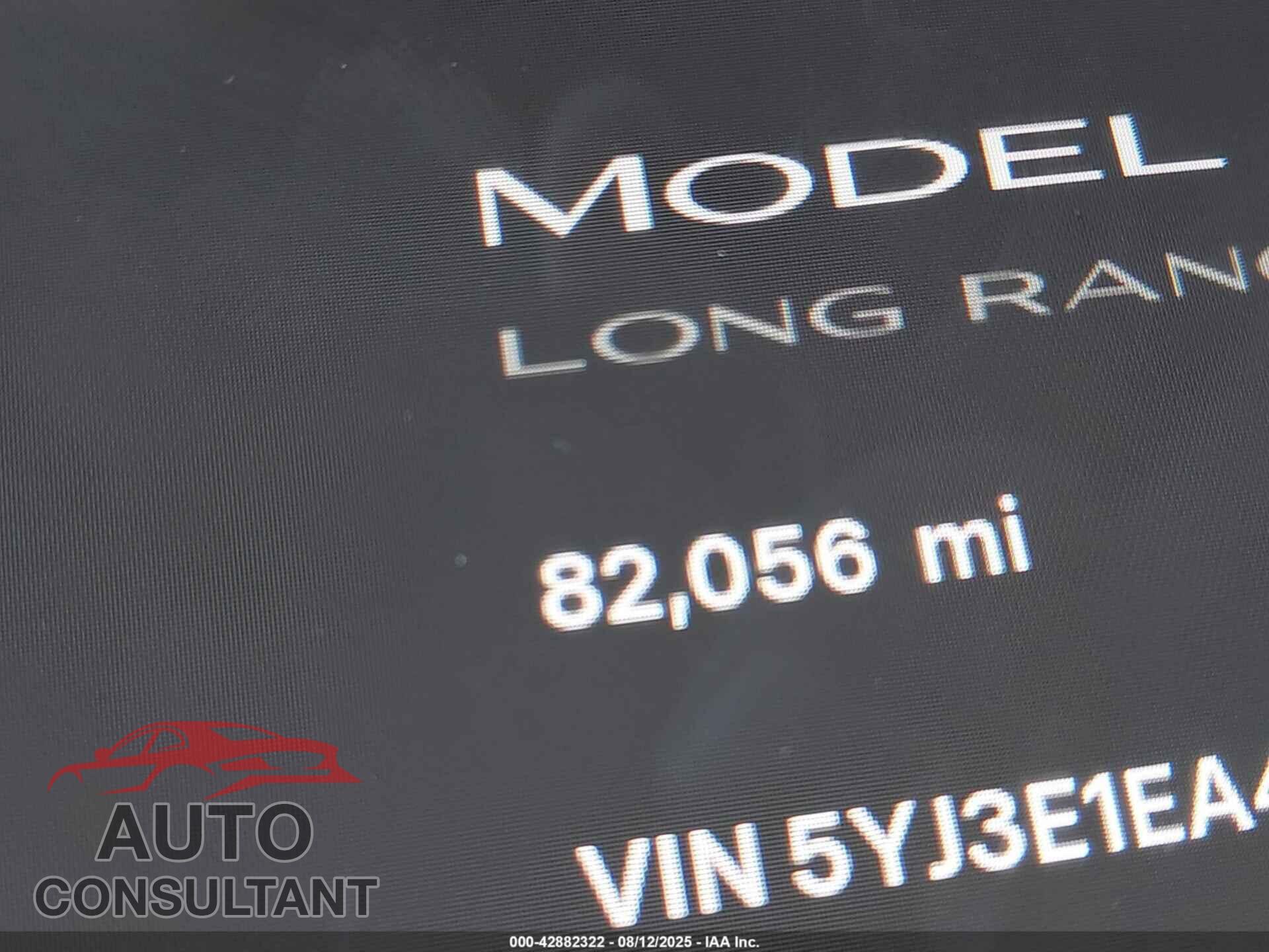 TESLA MODEL 3 2018 - 5YJ3E1EA4JF154896