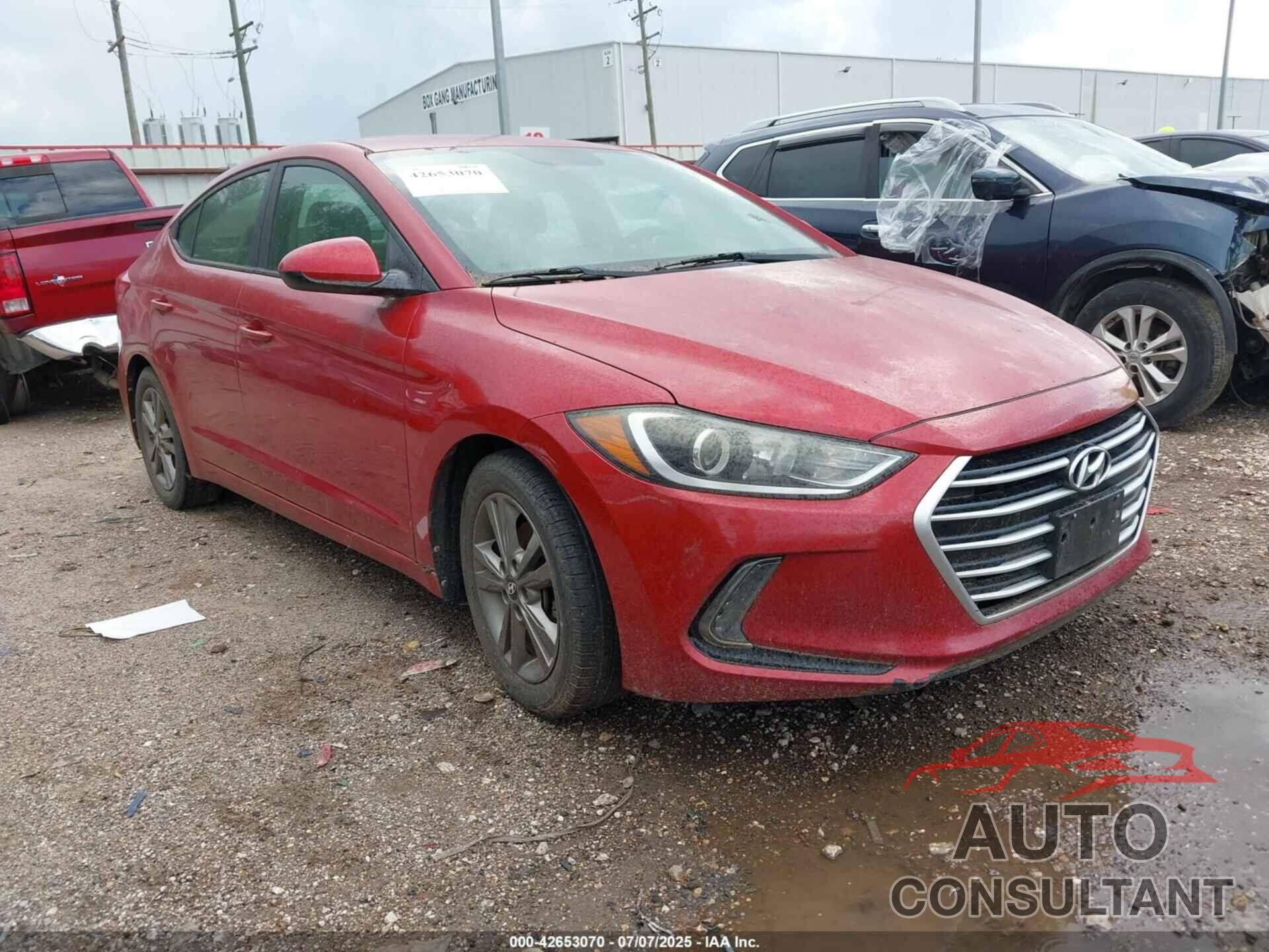 HYUNDAI ELANTRA 2017 - 5NPD84LFXHH017789