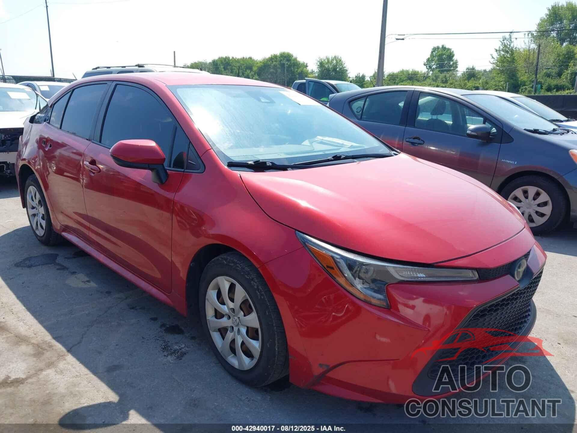 TOYOTA COROLLA 2020 - JTDEPRAE5LJ018184