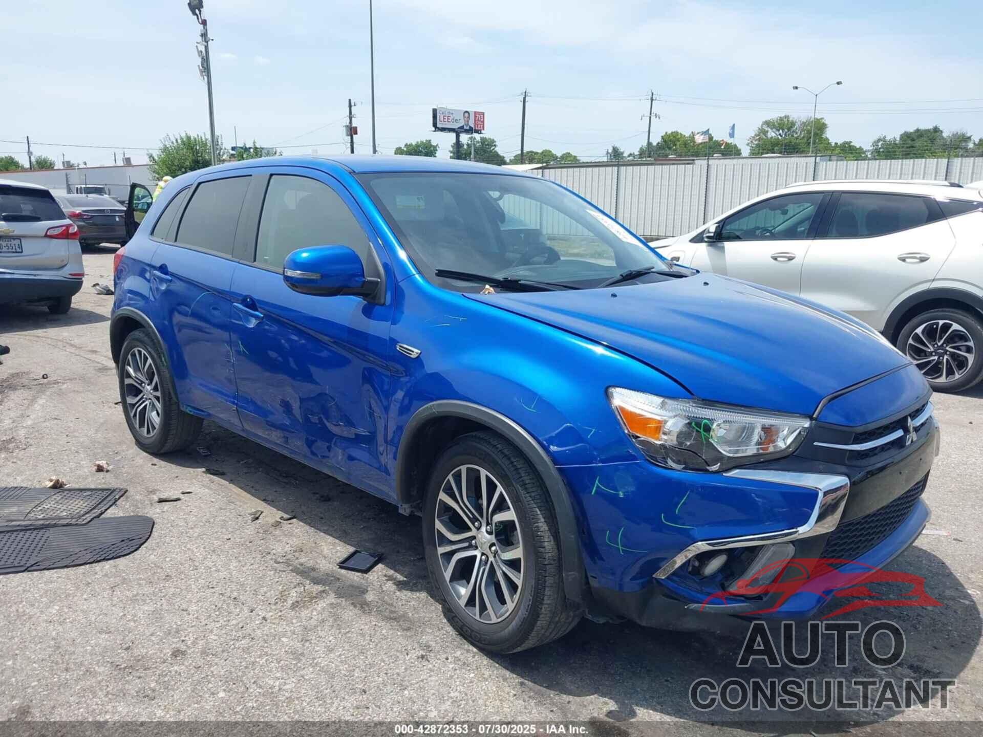 MITSUBISHI OUTLANDER SPORT 2018 - JA4AP3AW8JU001681