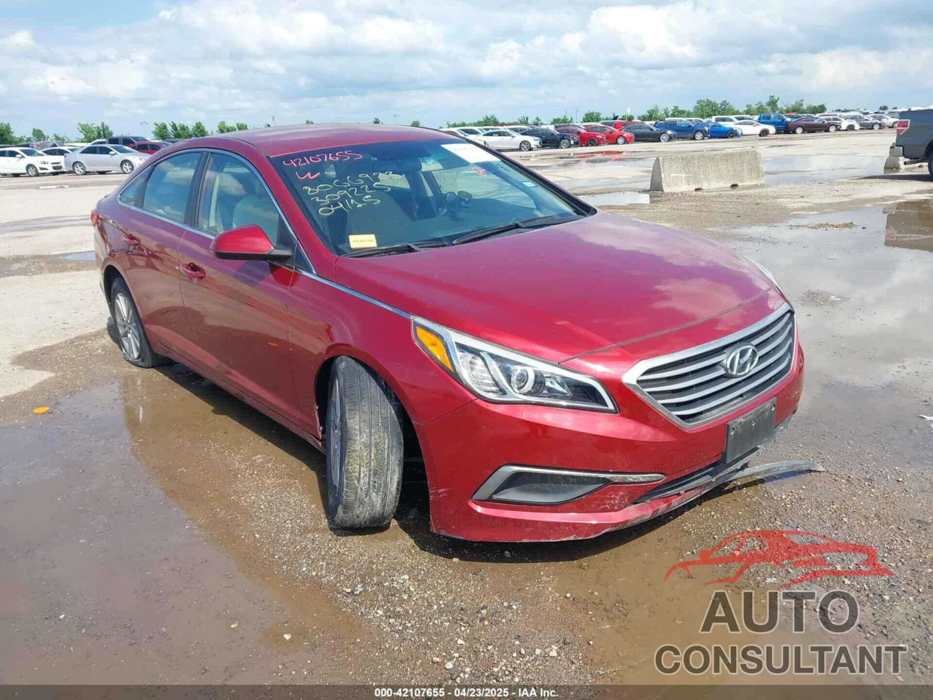 HYUNDAI SONATA 2016 - 5NPE24AF1GH309225