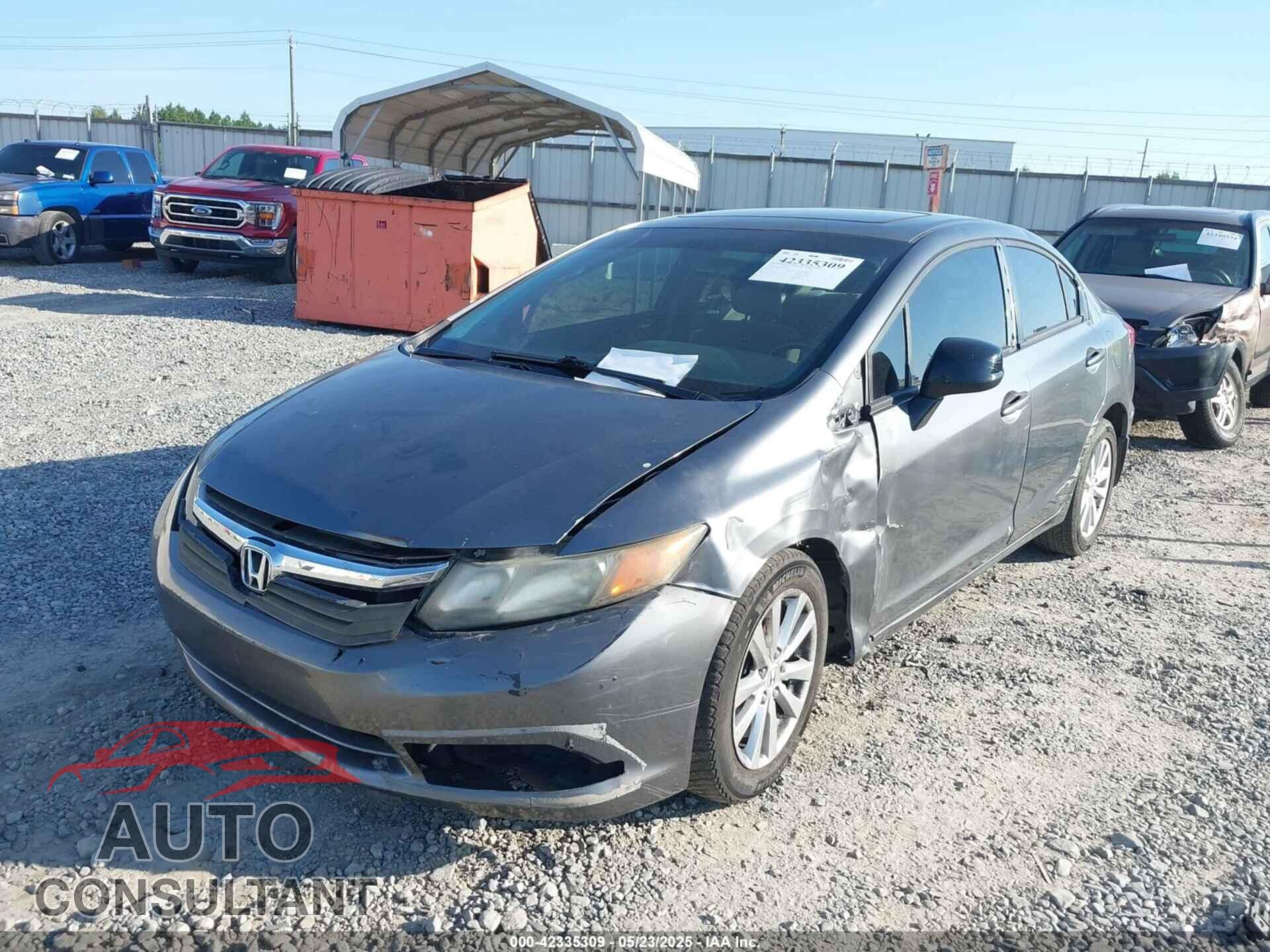 HONDA CIVIC 2012 - 2HGFB2F86CH510545