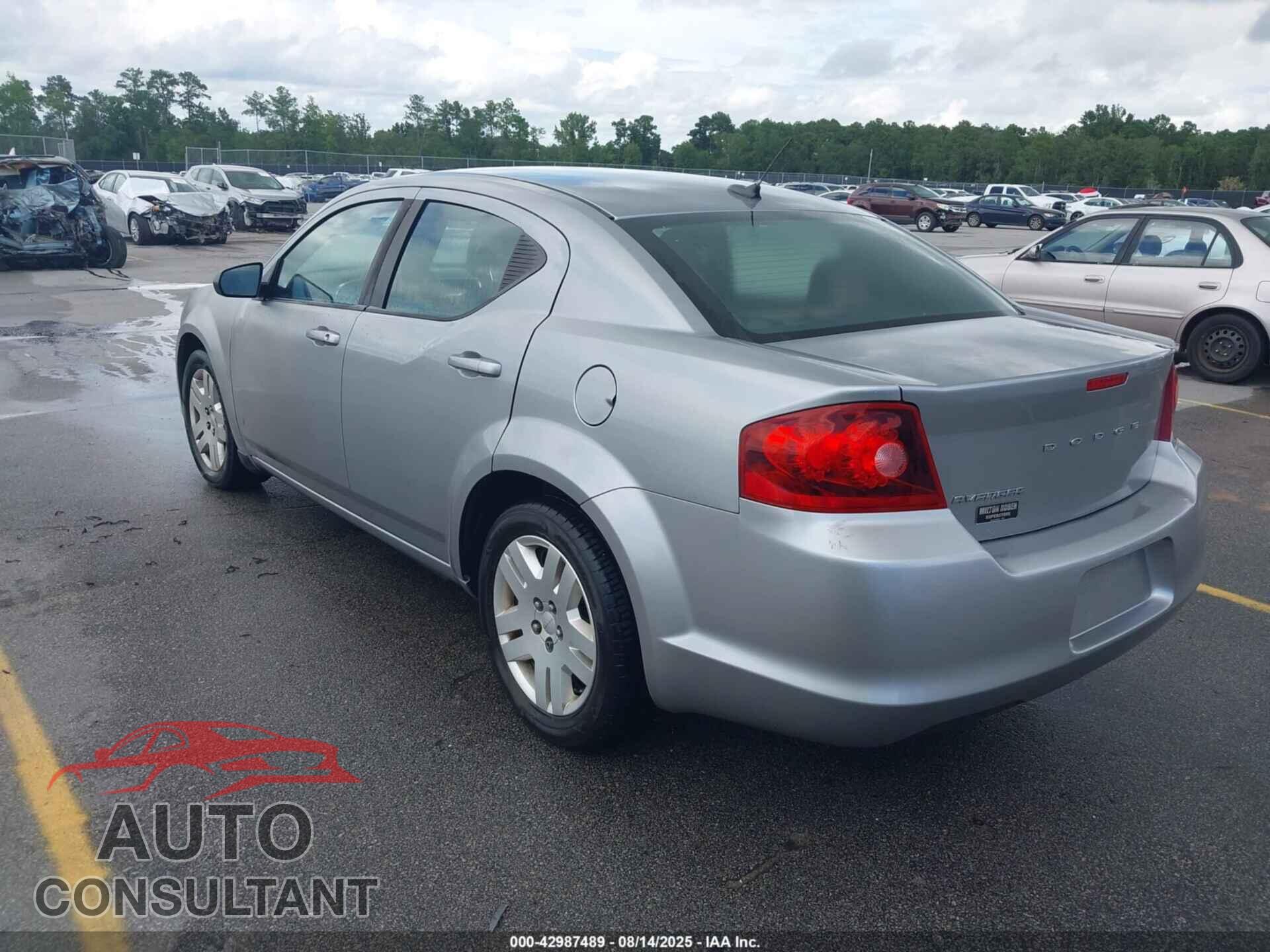DODGE AVENGER 2013 - 1C3CDZAB7DN627247
