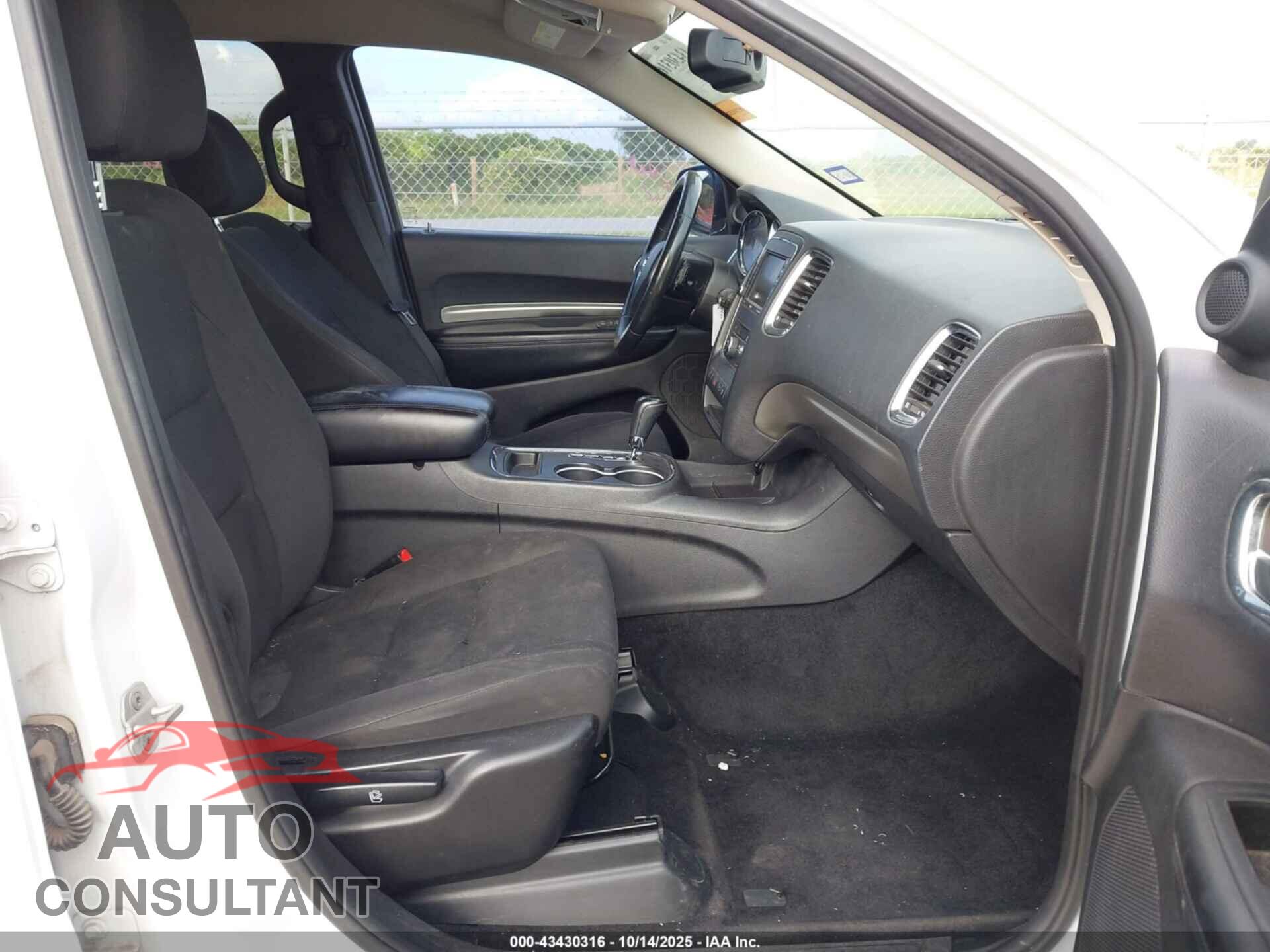DODGE DURANGO 2013 - 1C4RDHAGXDC689572