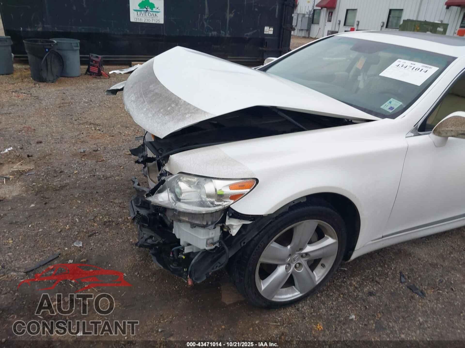 LEXUS LS 460 2010 - JTHBL5EF8A5097459