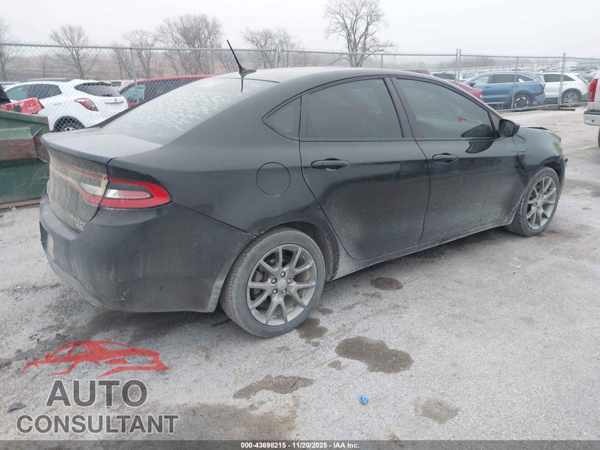 DODGE DART 2014 - 1C3CDFBB4ED745700
