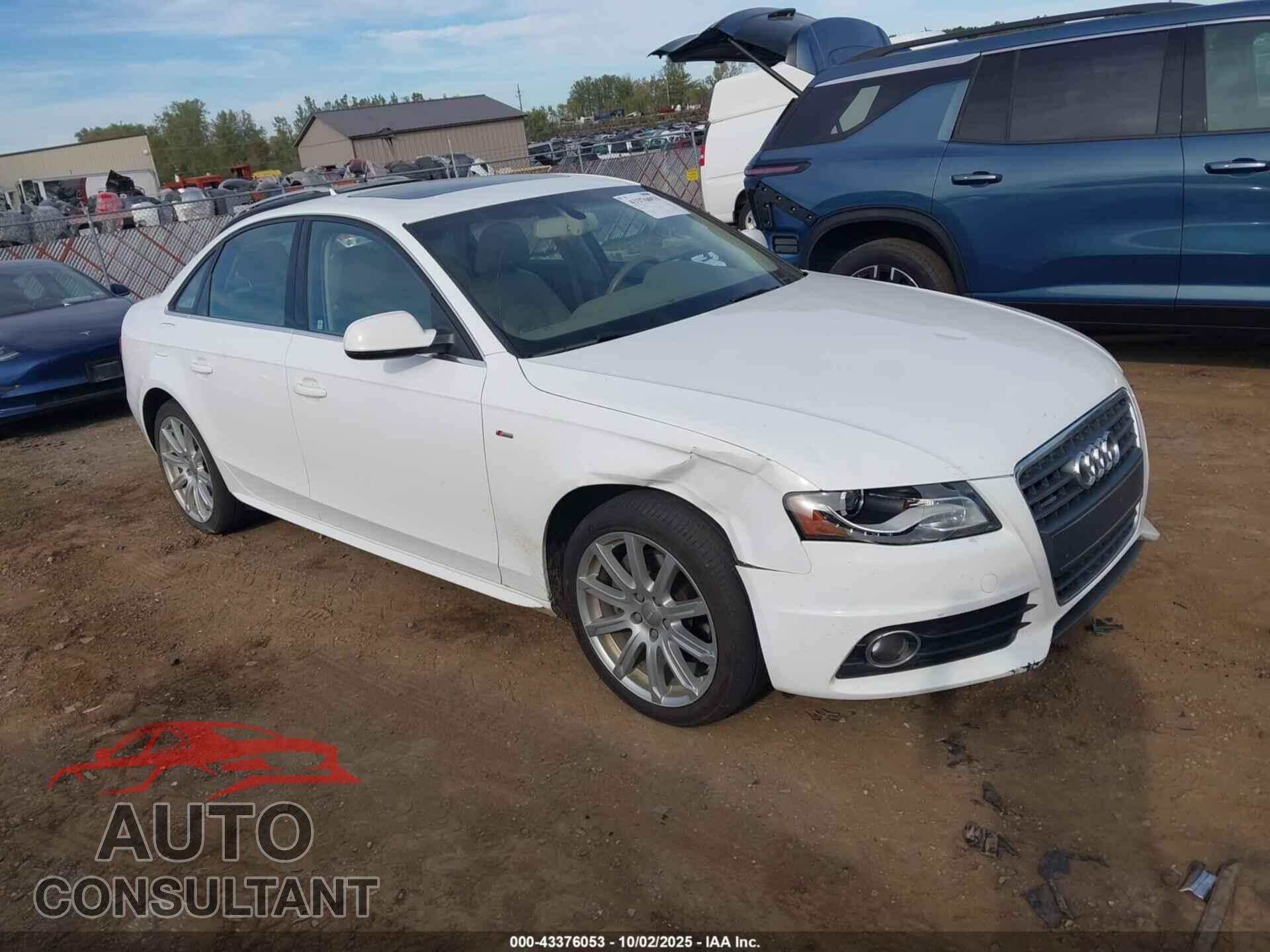 AUDI A4 2012 - WAUFFAFL7CA118543