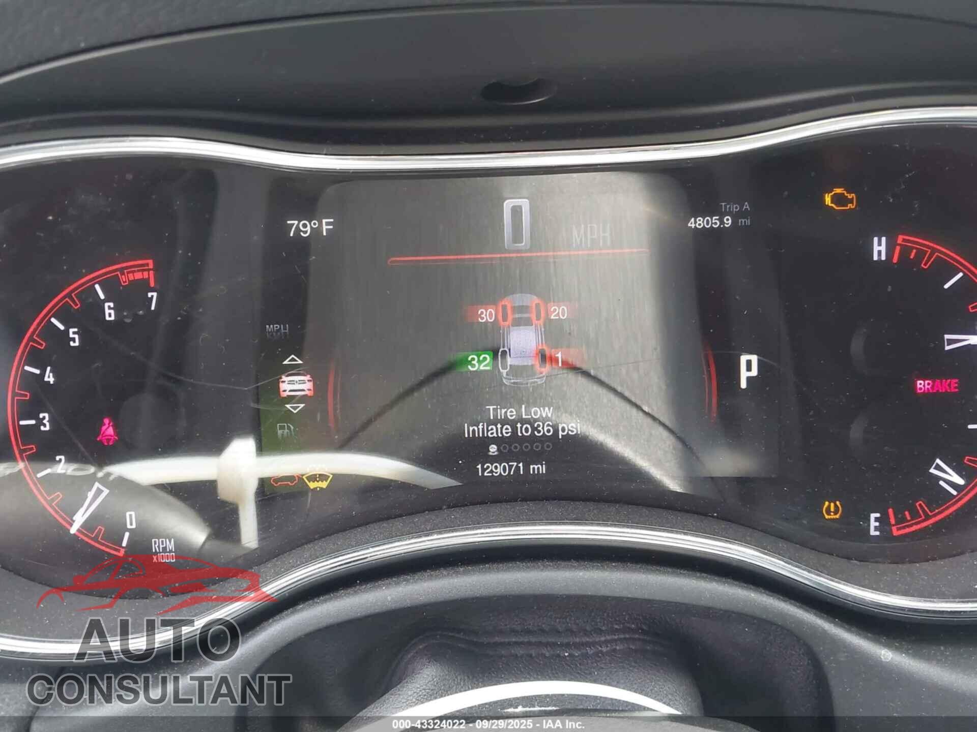 DODGE DURANGO 2015 - 1C4RDHAG9FC145597
