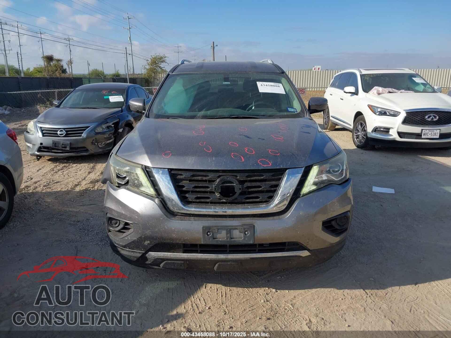 NISSAN PATHFINDER 2017 - 5N1DR2MN3HC680314