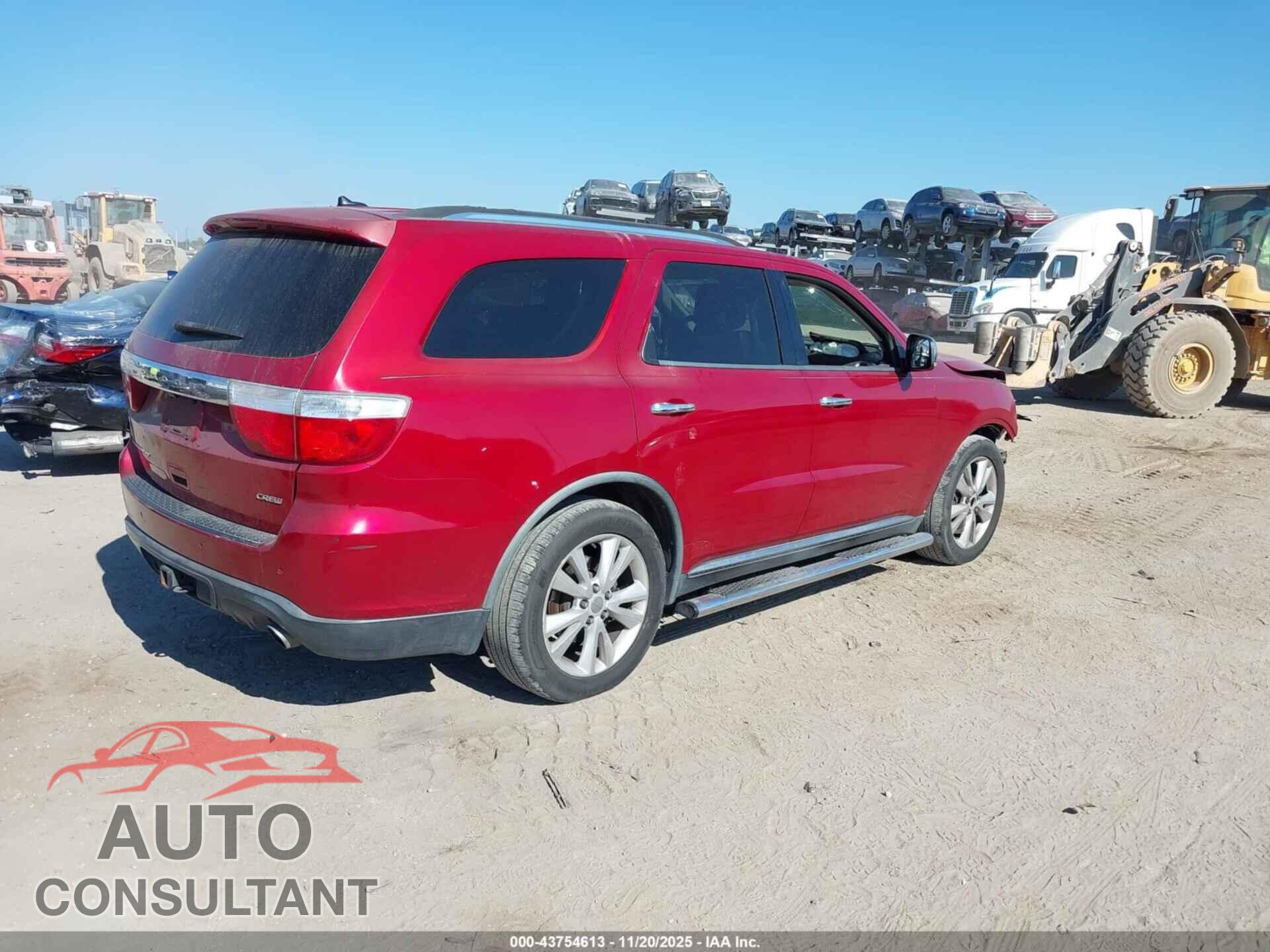 DODGE DURANGO 2011 - 1D4SD4GT7BC592991
