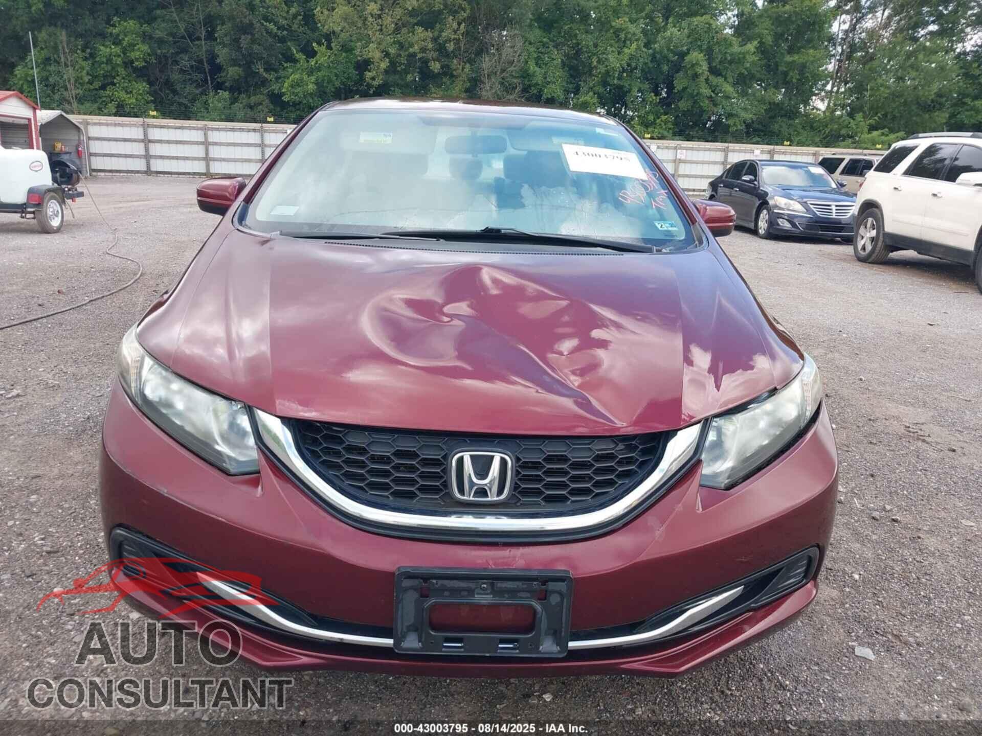 HONDA CIVIC 2015 - 19XFB2F54FE089249