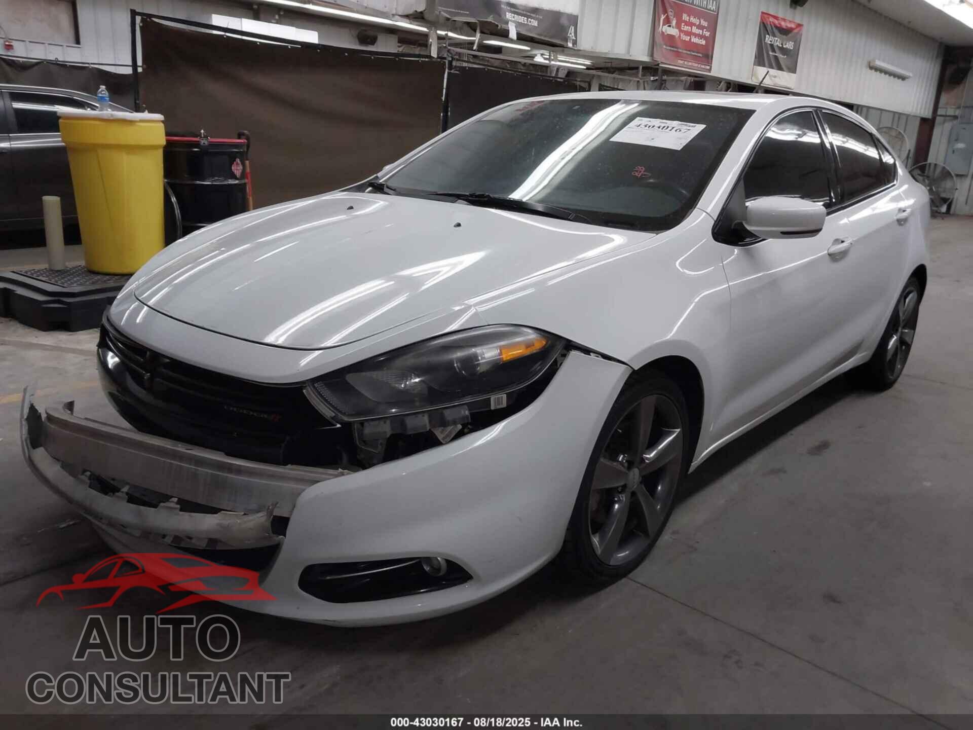 DODGE DART 2015 - 1C3CDFEB8FD112002