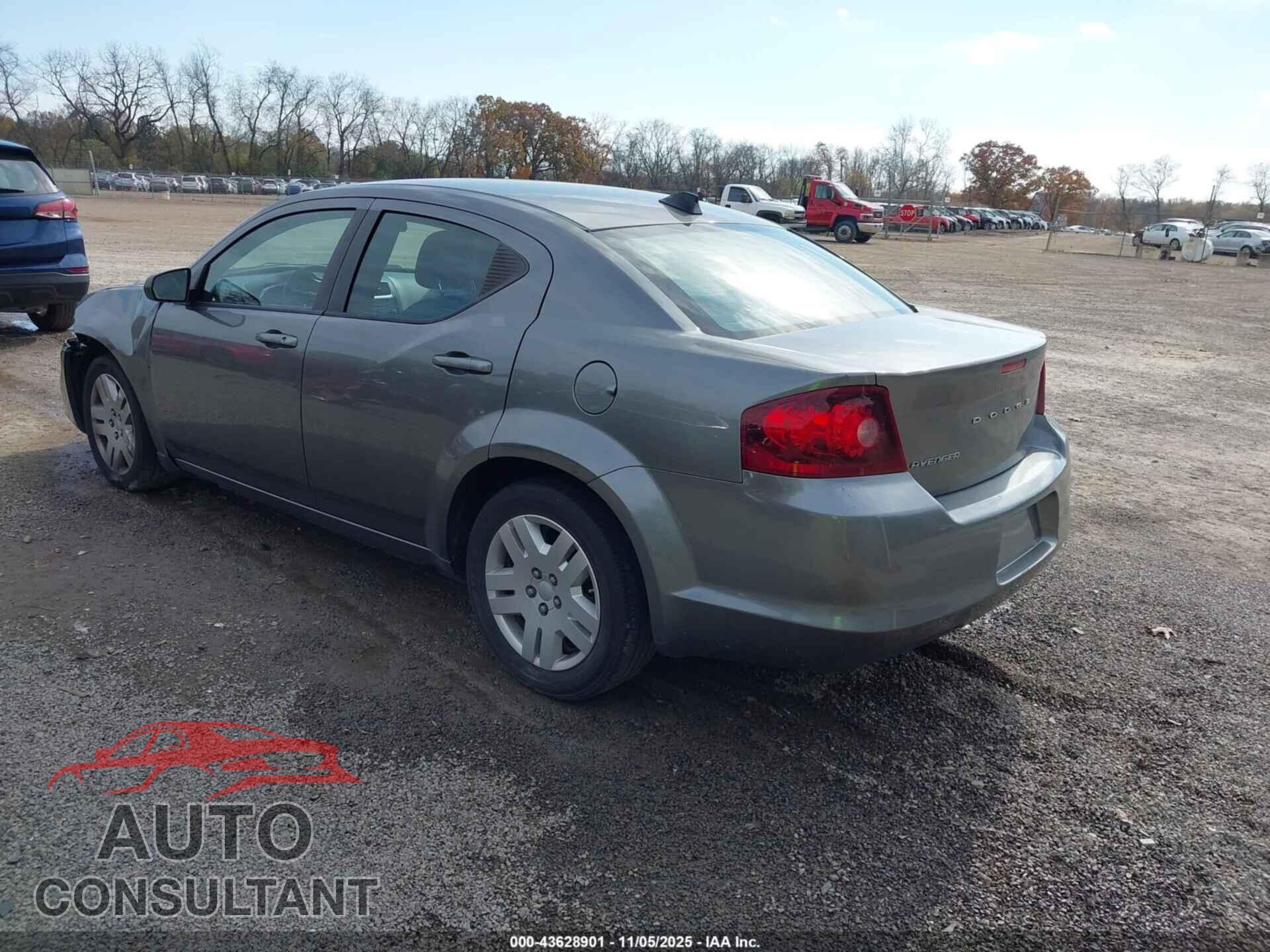 DODGE AVENGER 2013 - 1C3CDZAB5DN580848