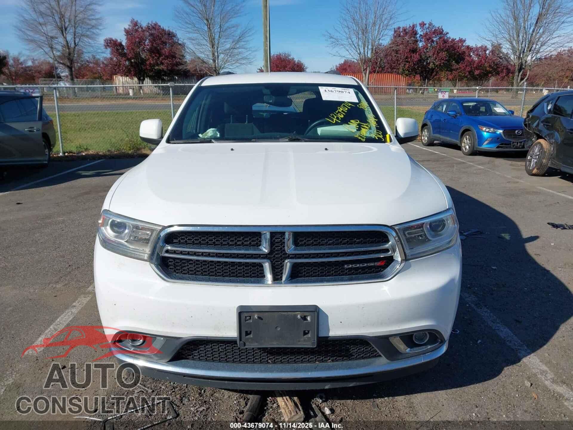 DODGE DURANGO 2020 - 1C4RDJAG8LC161681