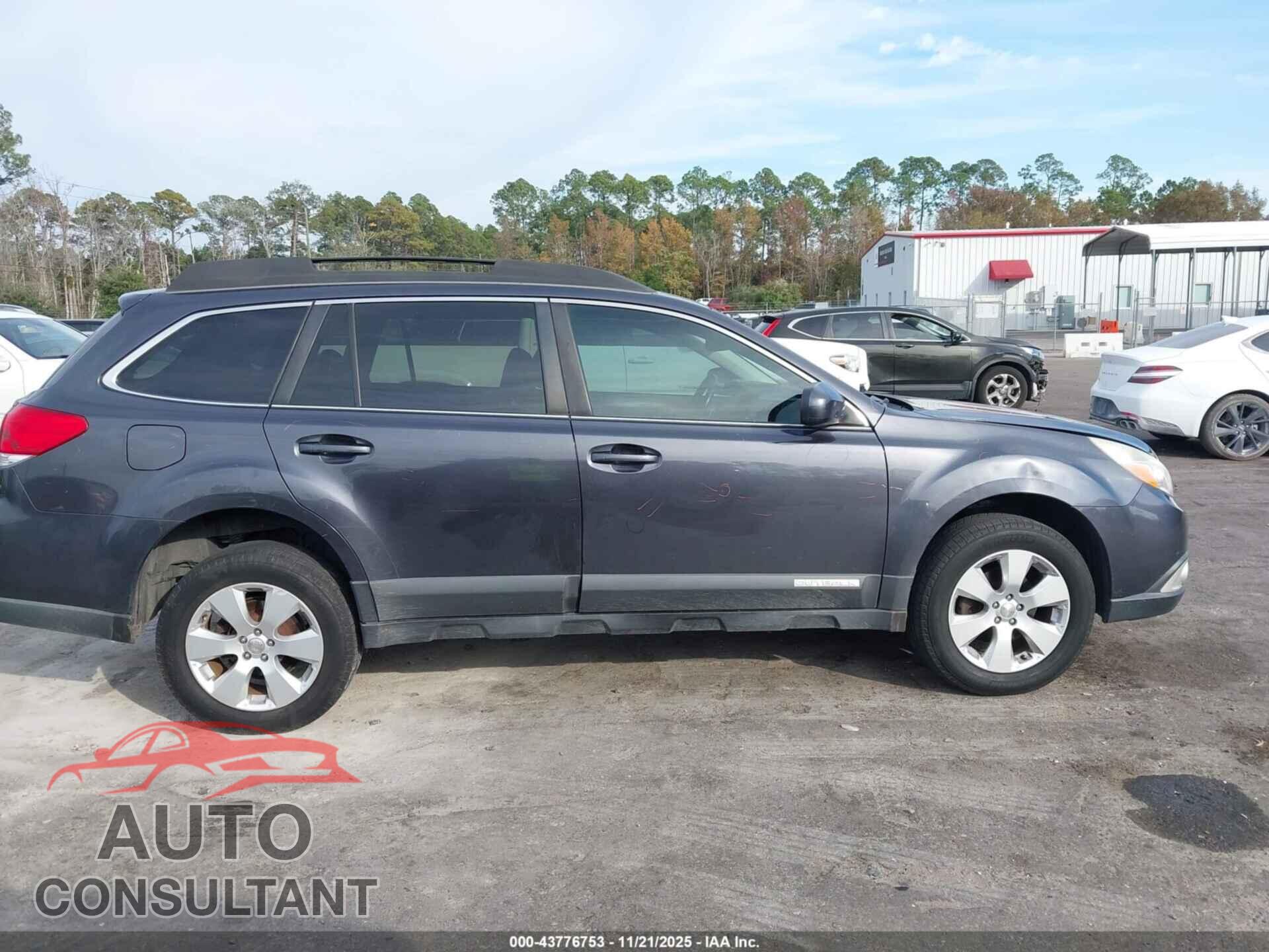 SUBARU OUTBACK 2011 - 4S4BRBCC7B3432047