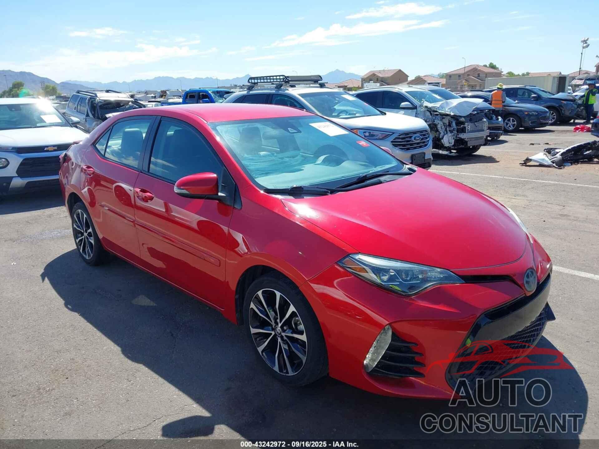 TOYOTA COROLLA 2018 - 2T1BURHE7JC021744