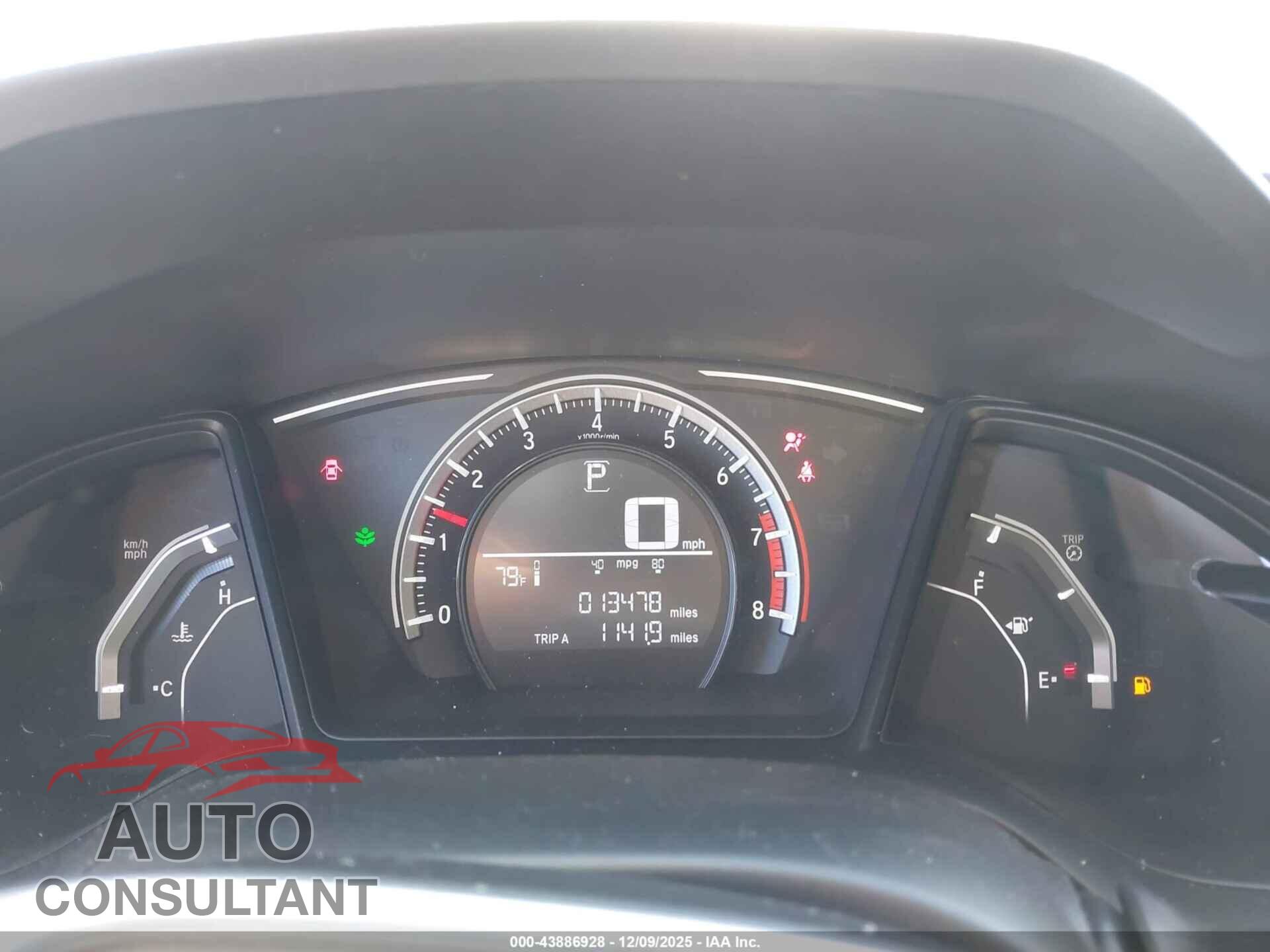 HONDA CIVIC 2017 - 2HGFC2F50HH507411